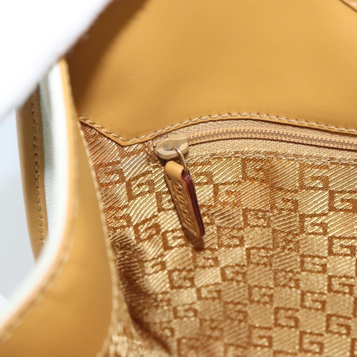 GUCCI Hand Bag Suede Gray Gold 002 1067 Auth 191272V