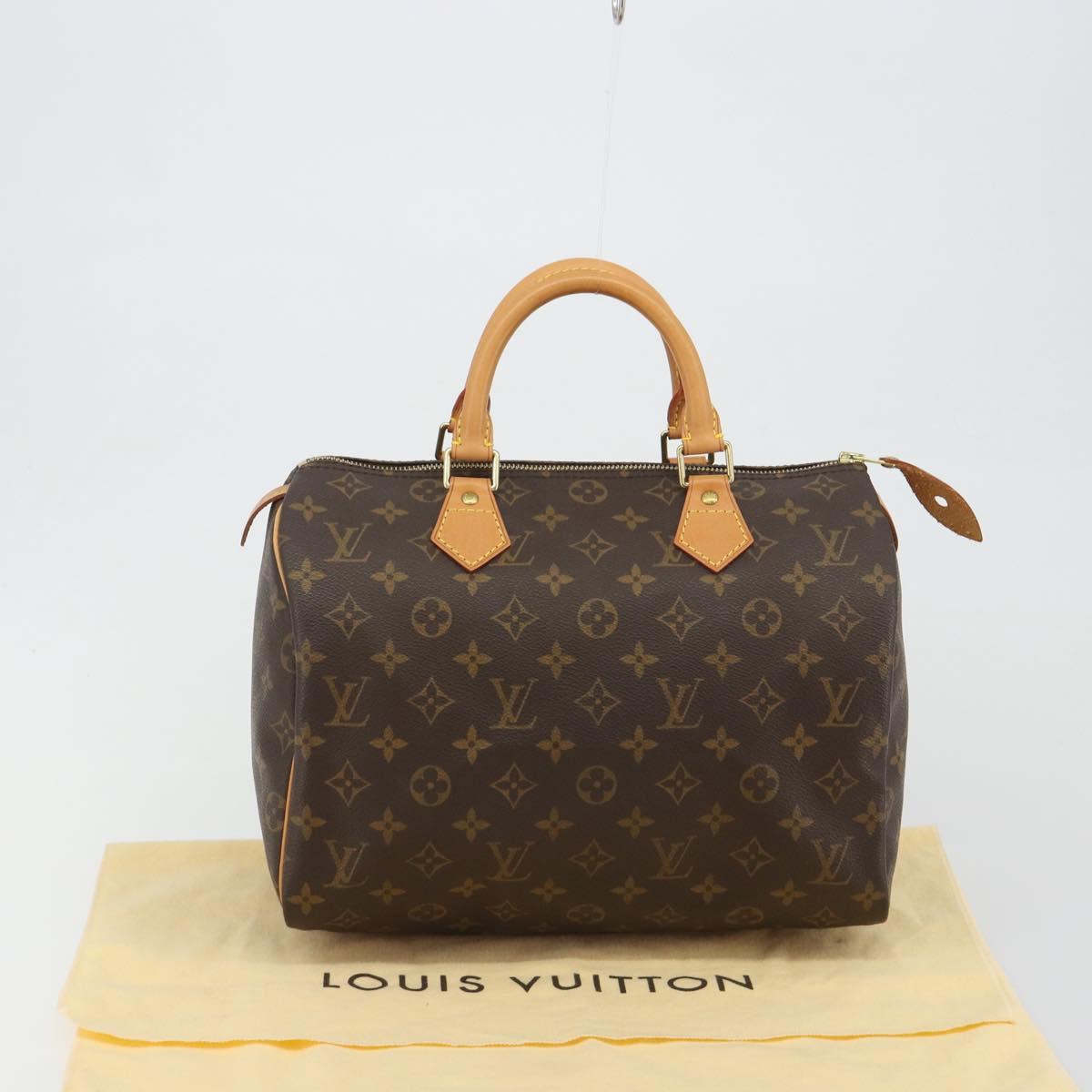 LOUIS VUITTON Monogram Speedy 30 Hand Bag M41526 LV Auth 191275SAV