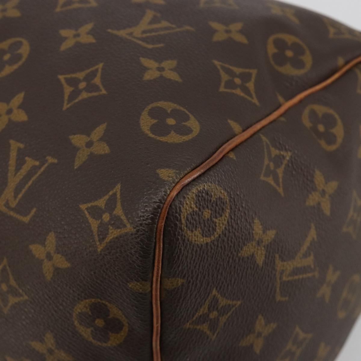 LOUIS VUITTON Monogram Speedy 35 Hand Bag M41524 LV Auth 191278
