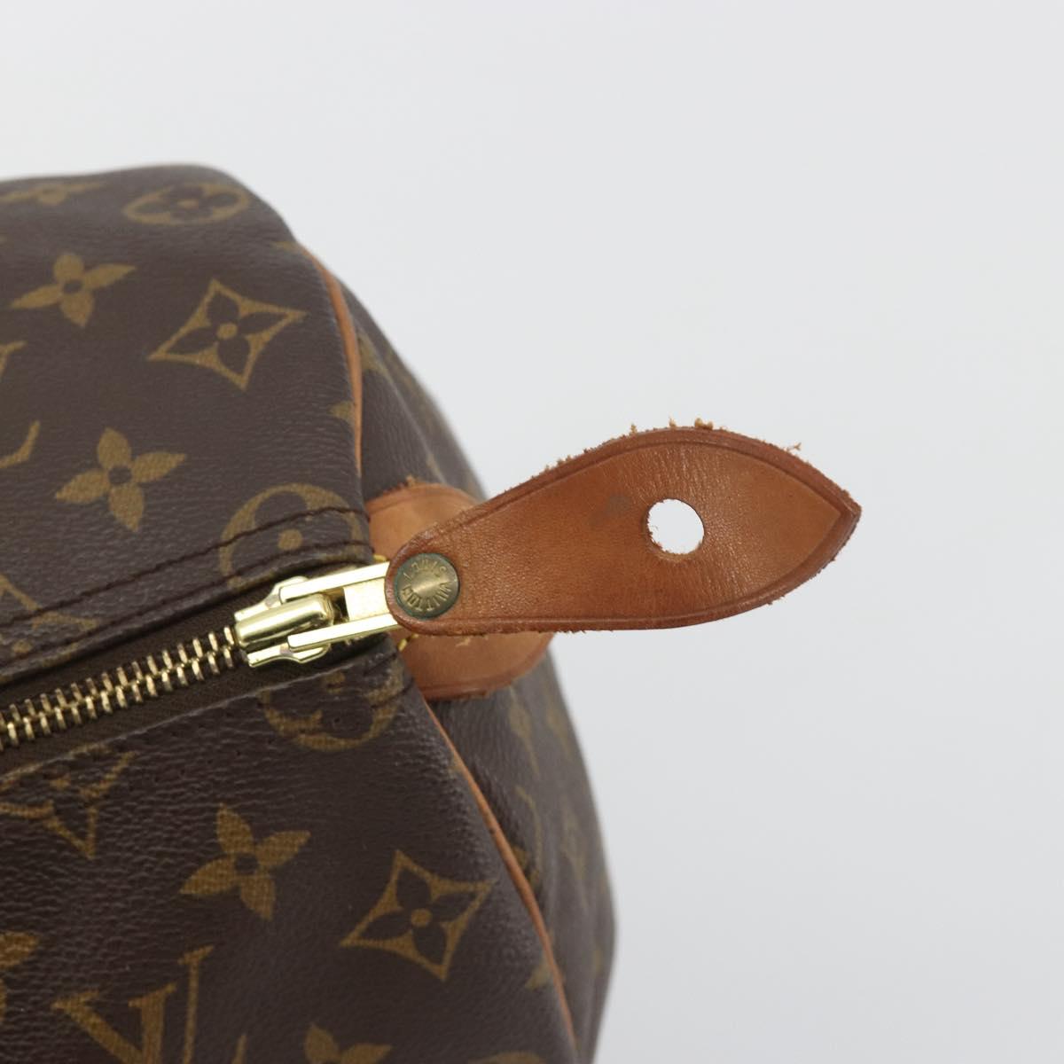 LOUIS VUITTON Monogram Speedy 35 Hand Bag M41524 LV Auth 191278