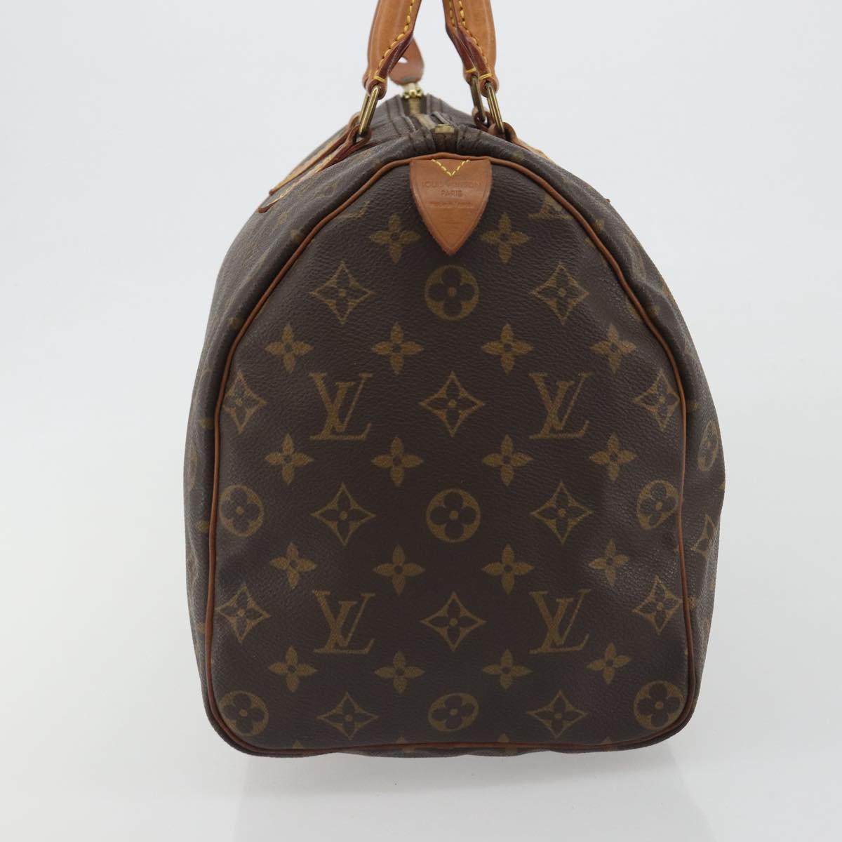 LOUIS VUITTON Monogram Speedy 35 Hand Bag M41524 LV Auth 191278