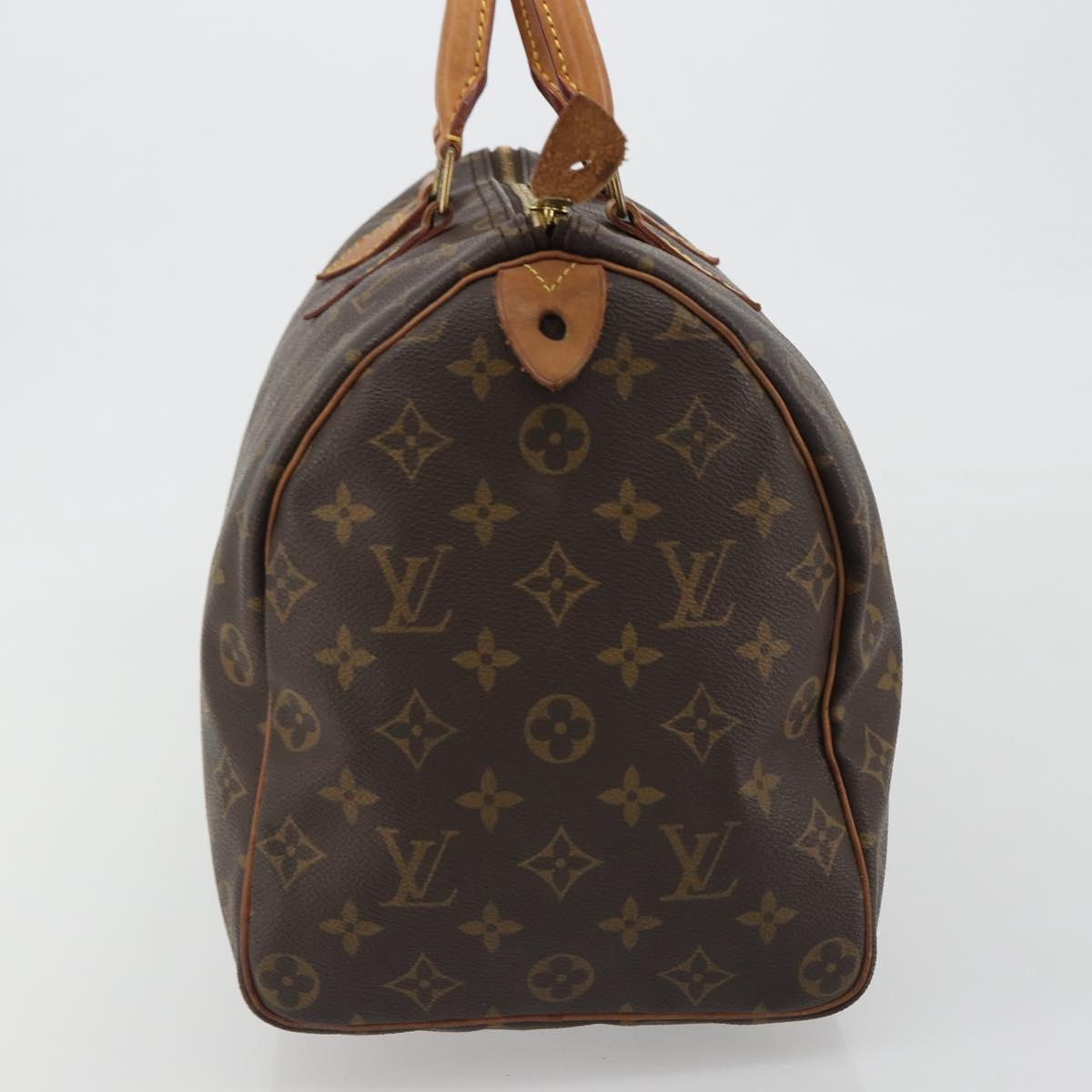 LOUIS VUITTON Monogram Speedy 35 Hand Bag M41524 LV Auth 191278