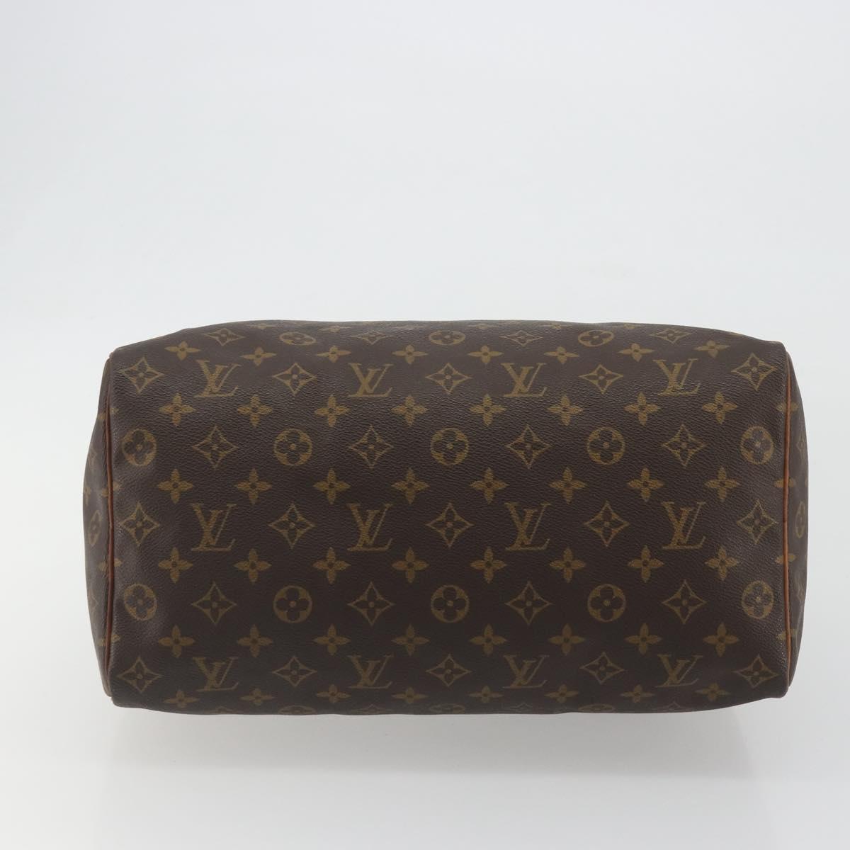 LOUIS VUITTON Monogram Speedy 35 Hand Bag M41524 LV Auth 191278