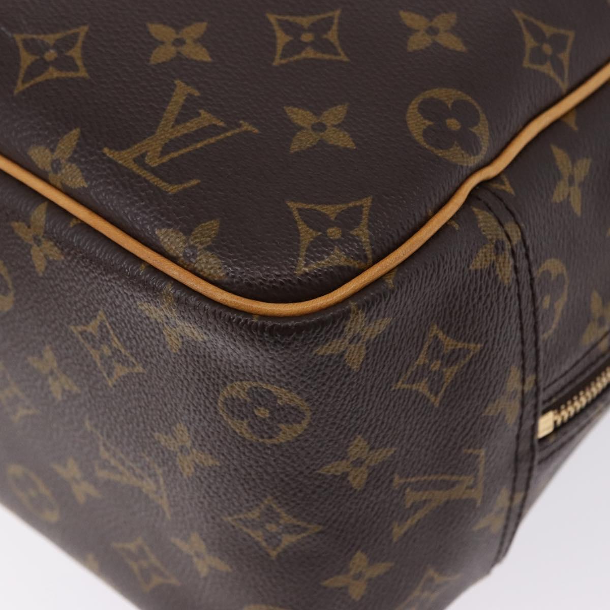 LOUIS VUITTON Monogram Deauville Hand Bag M47270 LV Auth 191279