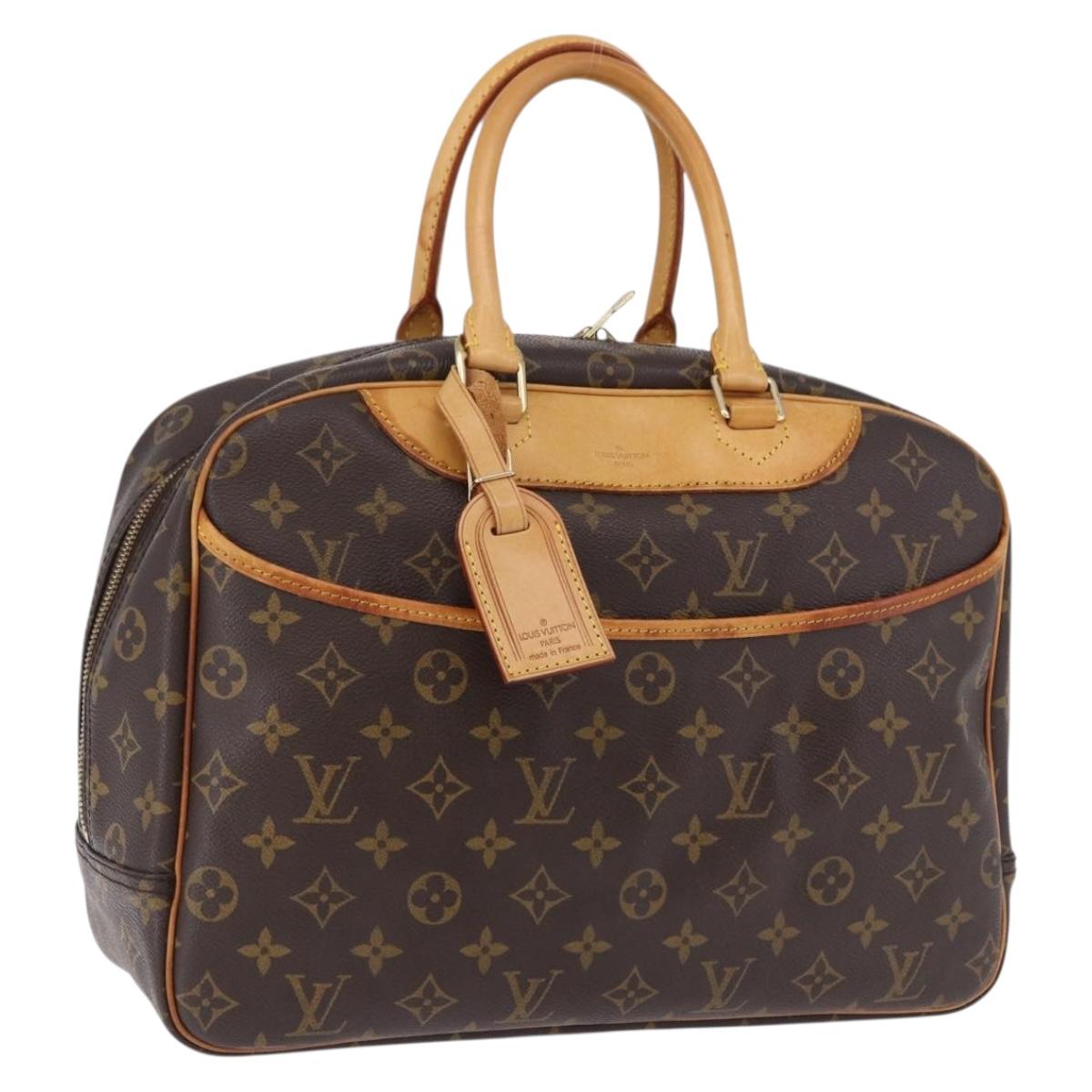 LOUIS VUITTON Monogram Deauville Hand Bag M47270 LV Auth 191279