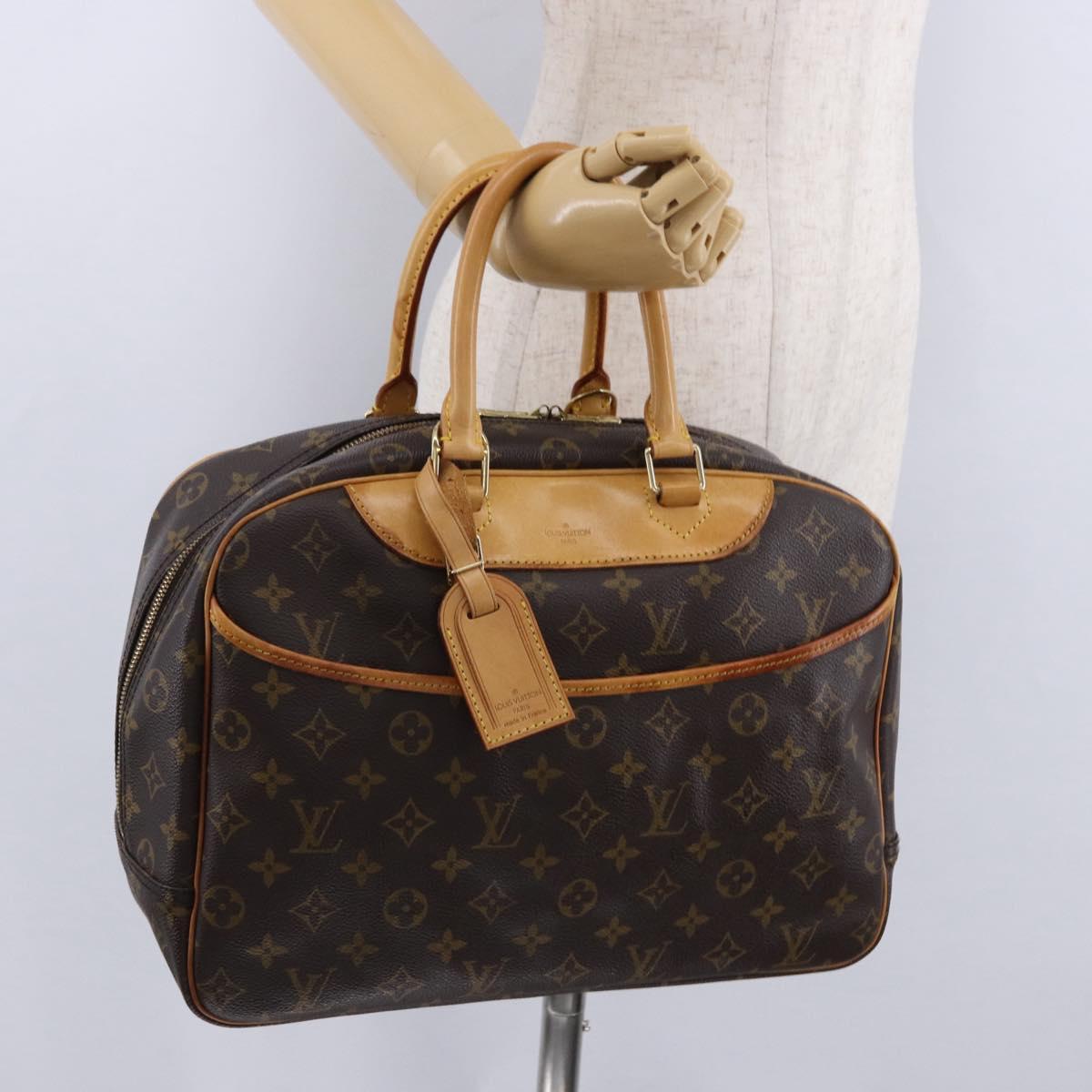 LOUIS VUITTON Monogram Deauville Hand Bag M47270 LV Auth 191279