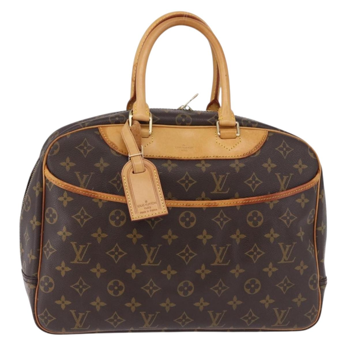 LOUIS VUITTON Monogram Deauville Hand Bag M47270 LV Auth 191279