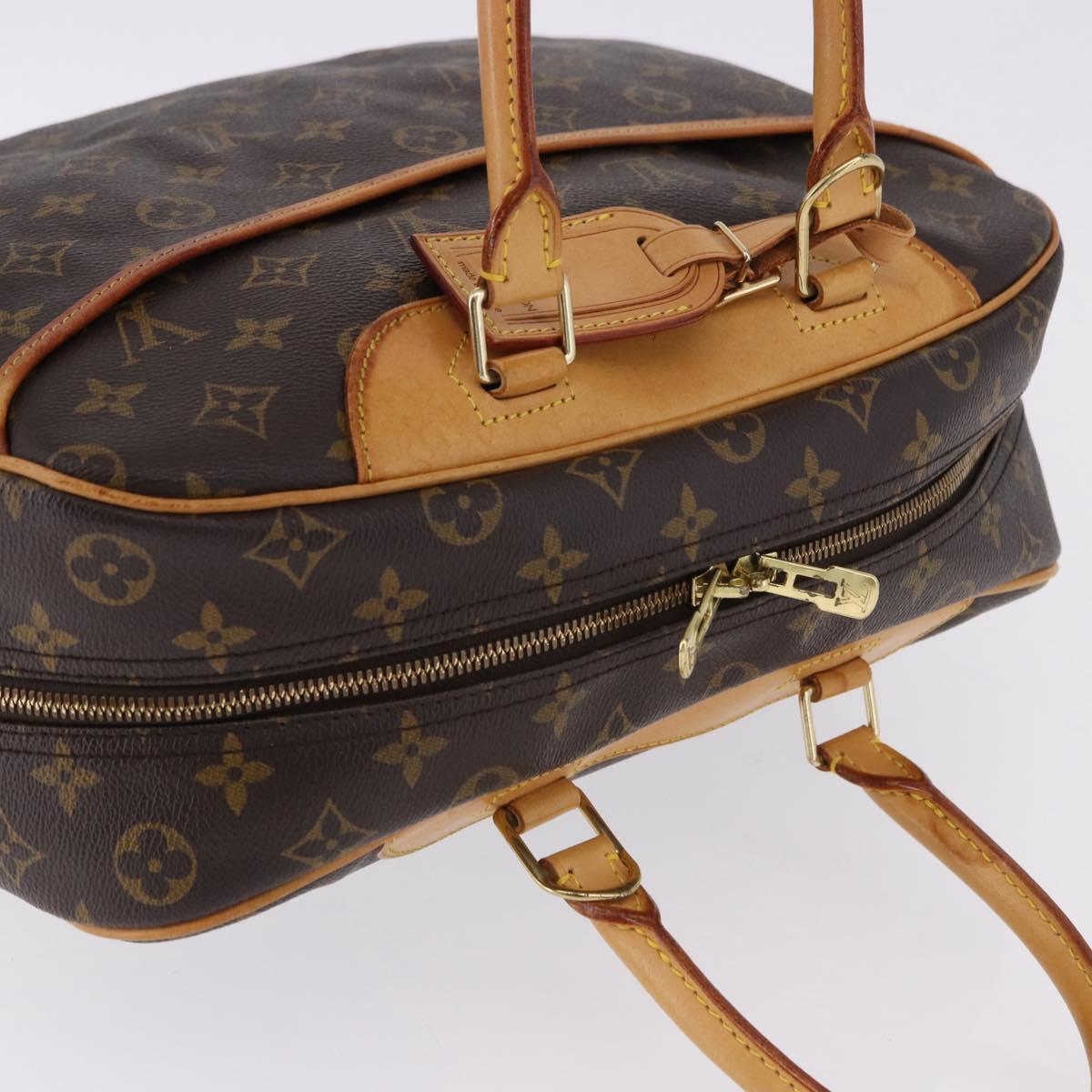 LOUIS VUITTON Monogram Deauville Hand Bag M47270 LV Auth 191279