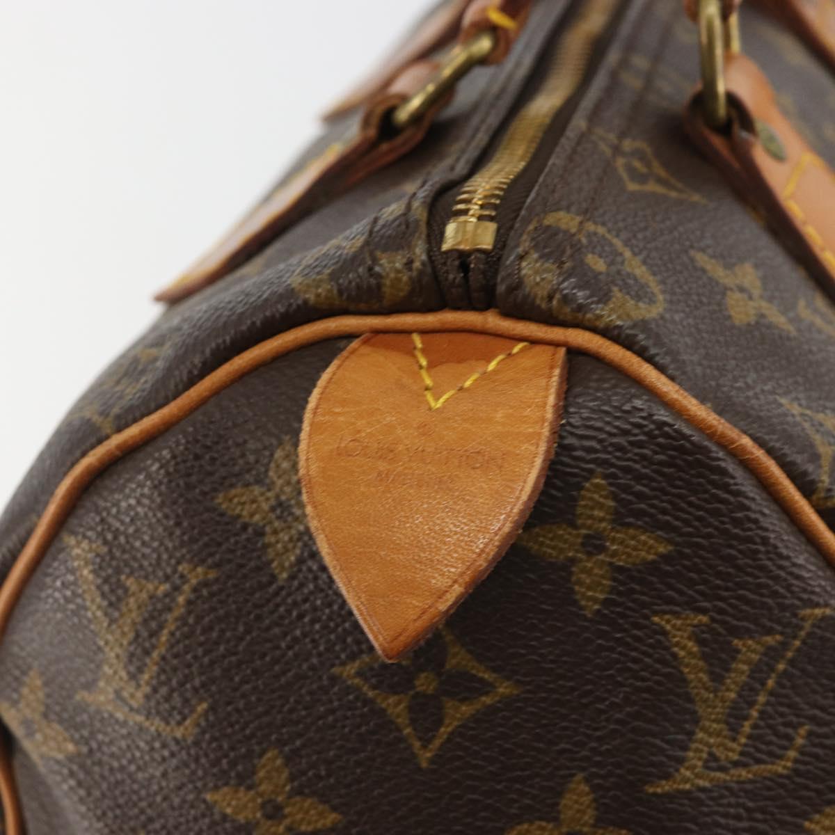 LOUIS VUITTON Monogram Speedy 25 Hand Bag M41528 LV Auth 191282