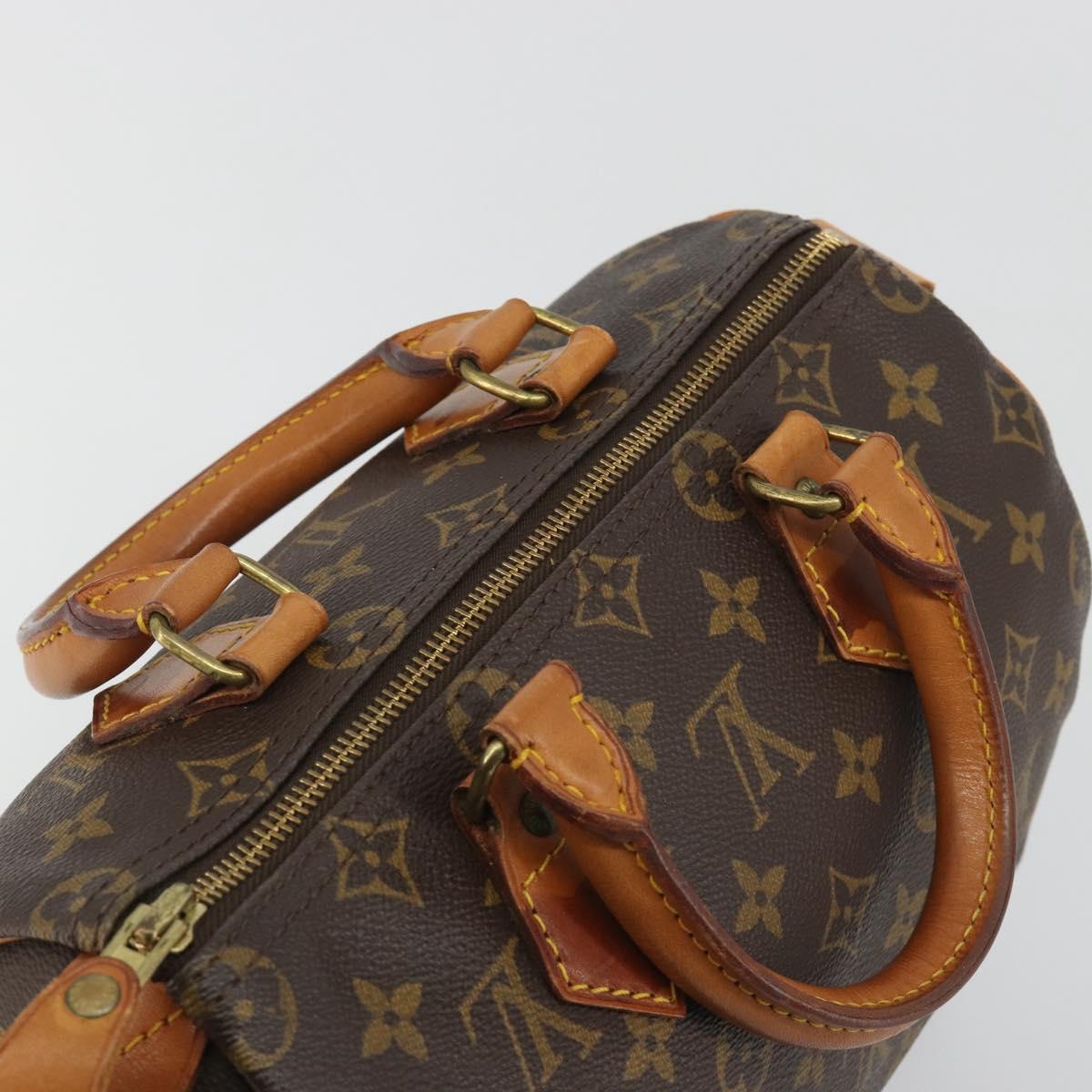 LOUIS VUITTON Monogram Speedy 25 Hand Bag M41528 LV Auth 191282