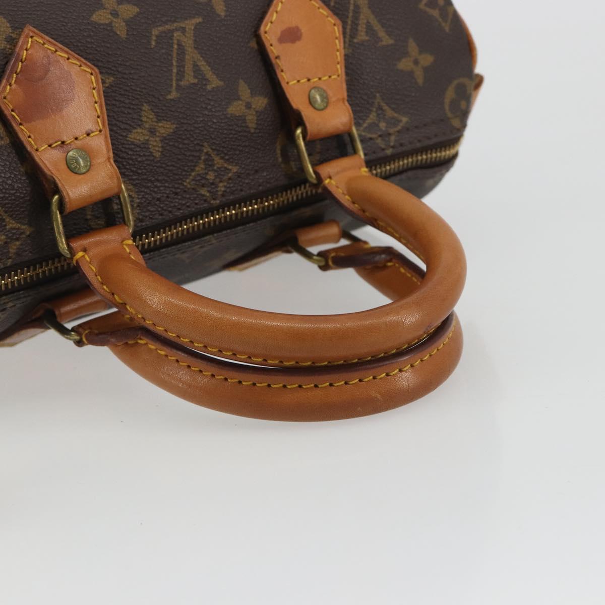 LOUIS VUITTON Monogram Speedy 25 Hand Bag M41528 LV Auth 191282