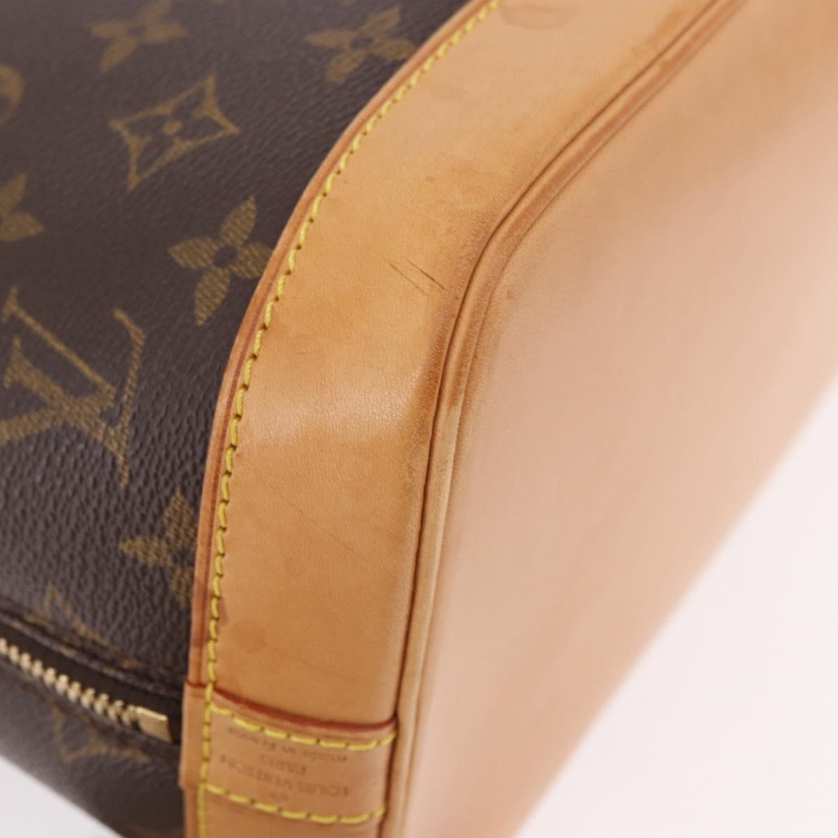 LOUIS VUITTON Monogram Alma Hand Bag M51130 LV Auth 191283A