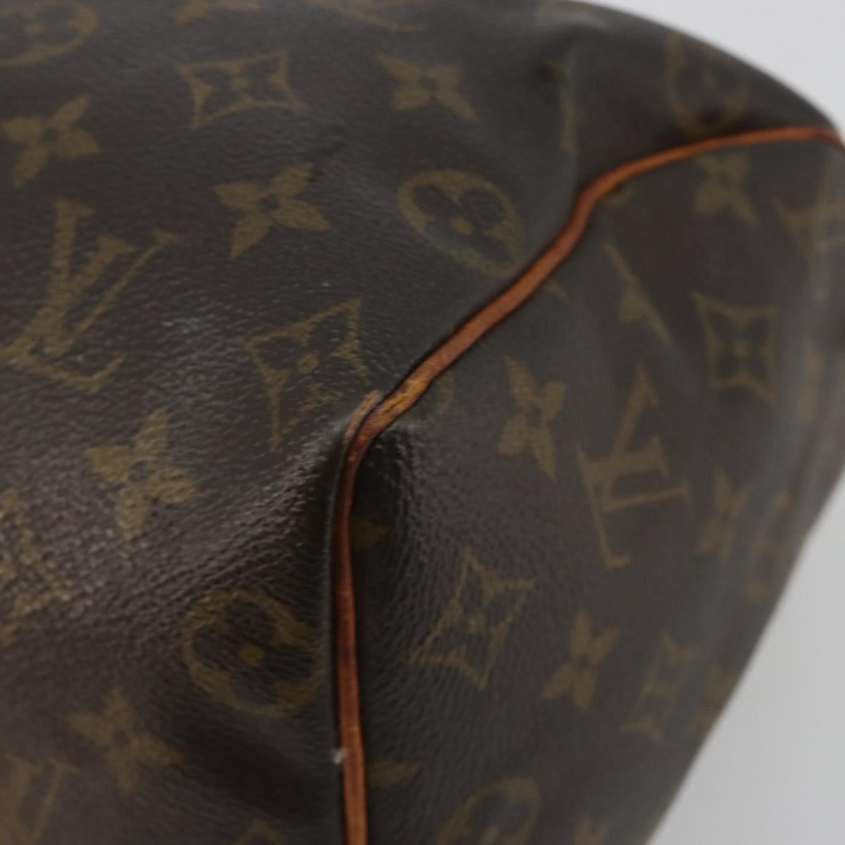 LOUIS VUITTON Monogram Speedy 25 Hand Bag M41528 LV Auth 191287