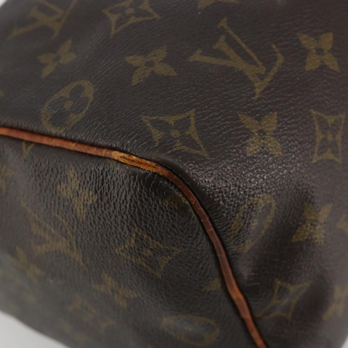 LOUIS VUITTON Monogram Speedy 25 Hand Bag M41528 LV Auth 191287