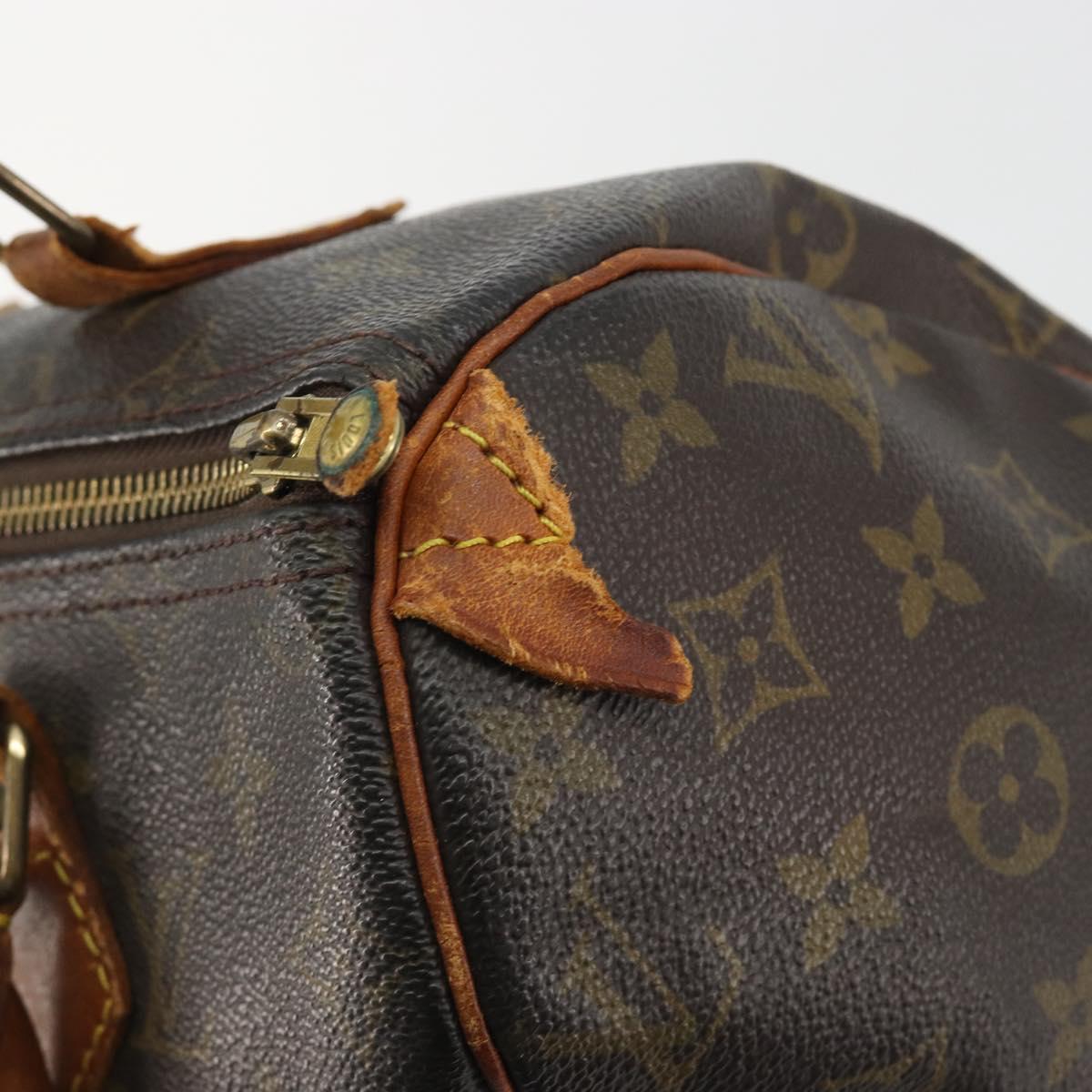 LOUIS VUITTON Monogram Speedy 25 Hand Bag M41528 LV Auth 191287