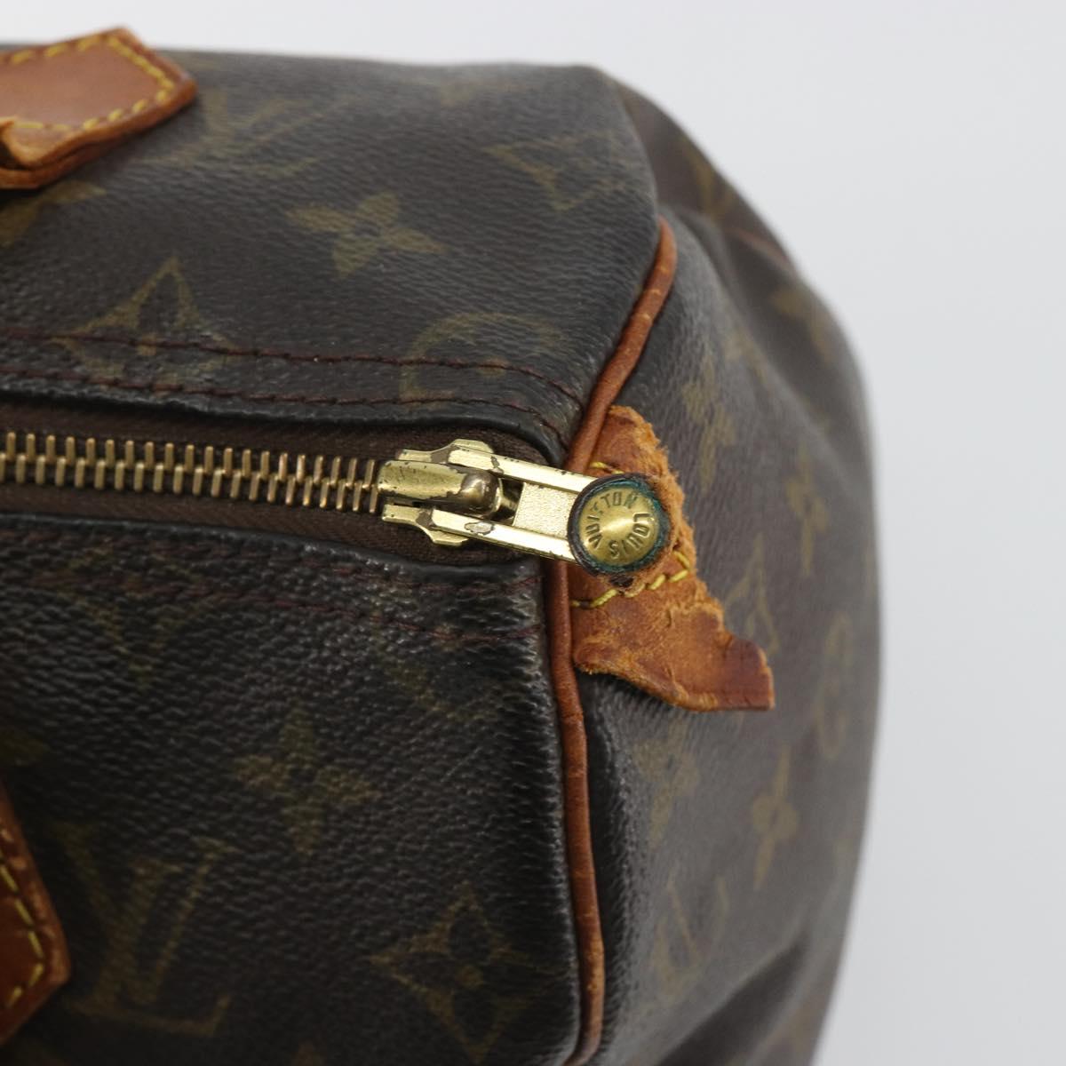 LOUIS VUITTON Monogram Speedy 25 Hand Bag M41528 LV Auth 191287