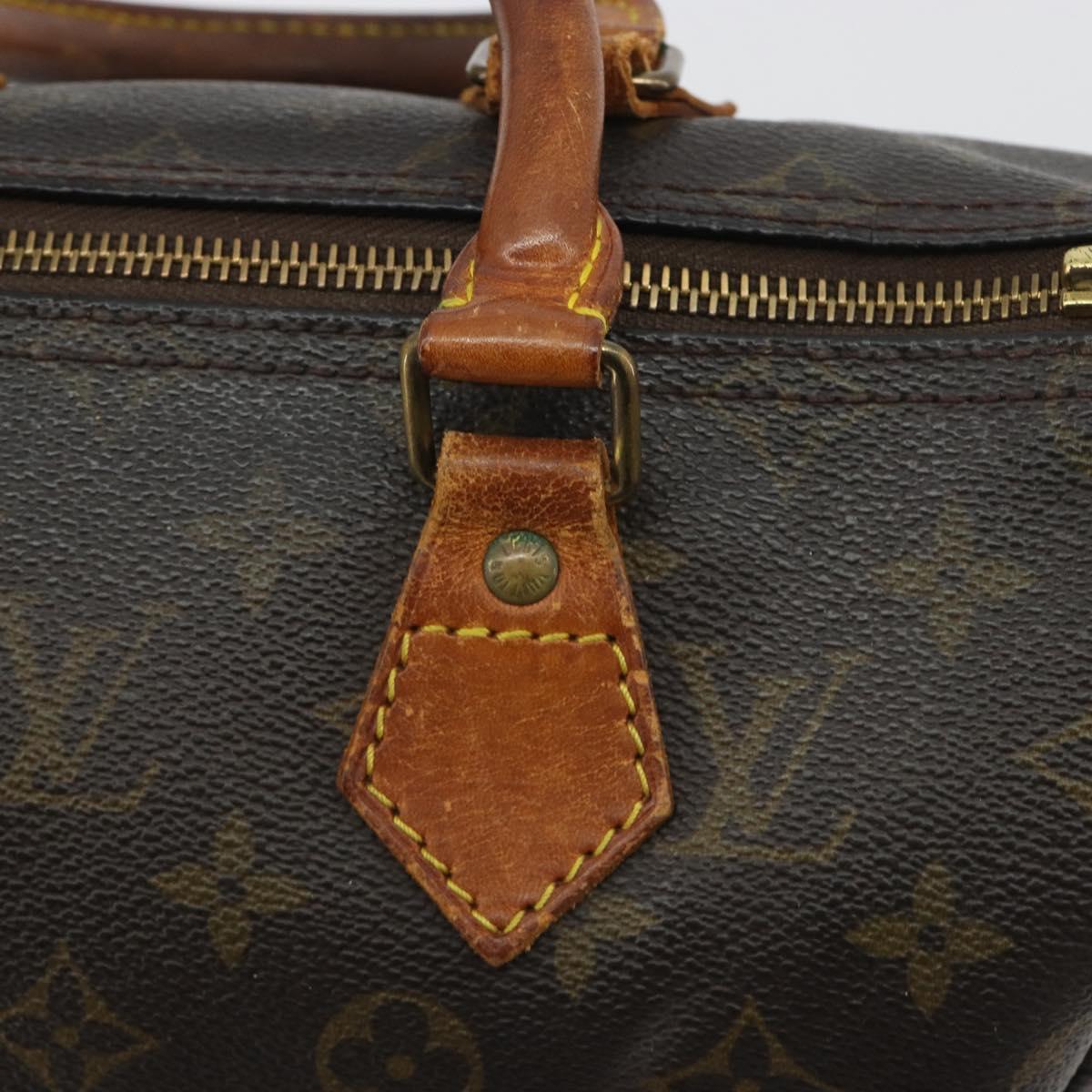 LOUIS VUITTON Monogram Speedy 25 Hand Bag M41528 LV Auth 191287