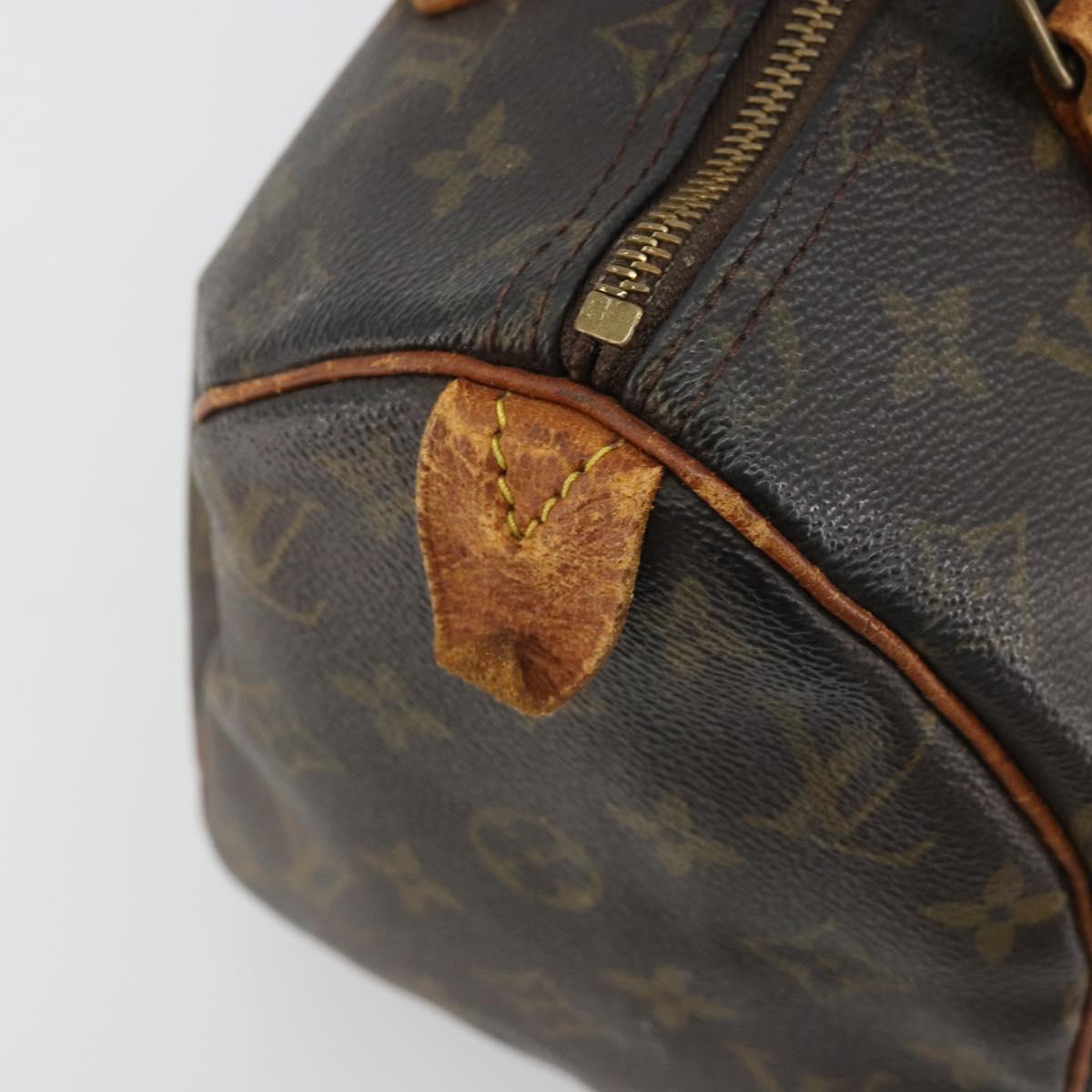 LOUIS VUITTON Monogram Speedy 25 Hand Bag M41528 LV Auth 191287