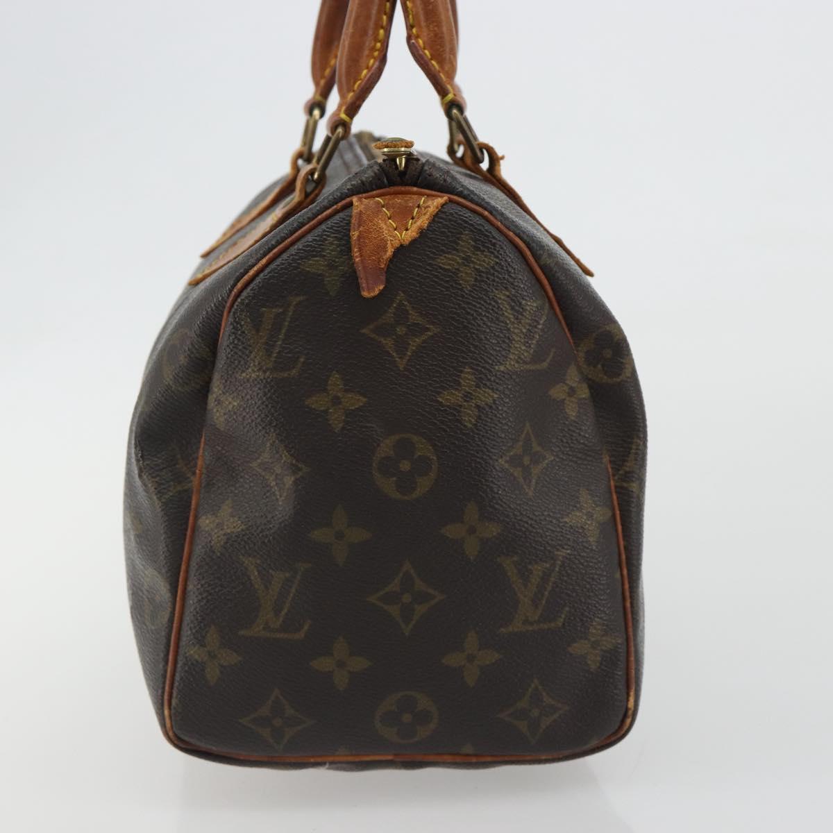 LOUIS VUITTON Monogram Speedy 25 Hand Bag M41528 LV Auth 191287
