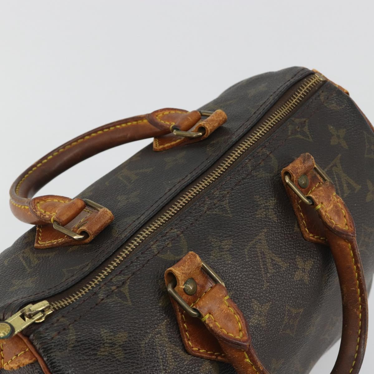 LOUIS VUITTON Monogram Speedy 25 Hand Bag M41528 LV Auth 191287