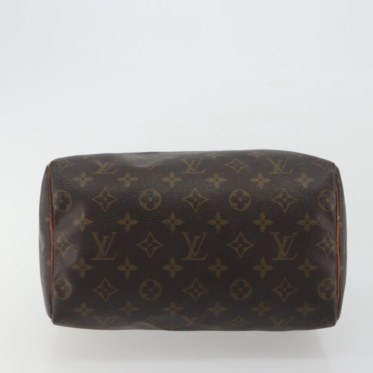 LOUIS VUITTON Monogram Speedy 25 Hand Bag M41528 LV Auth 191287