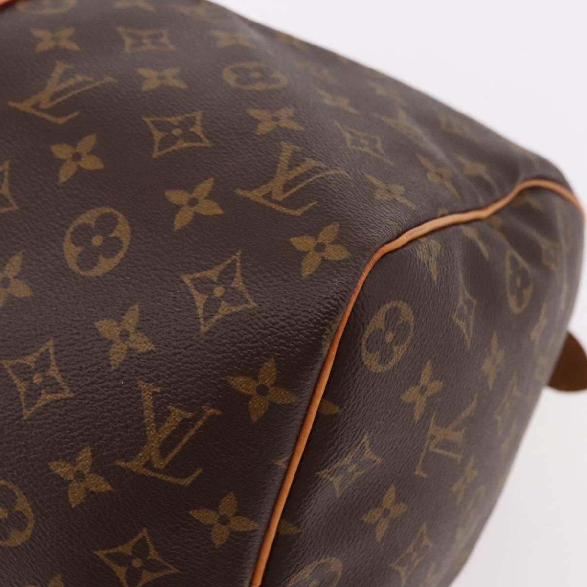 LOUIS VUITTON Monogram Keepall 45 Boston Bag M41428 LV Auth 191288V