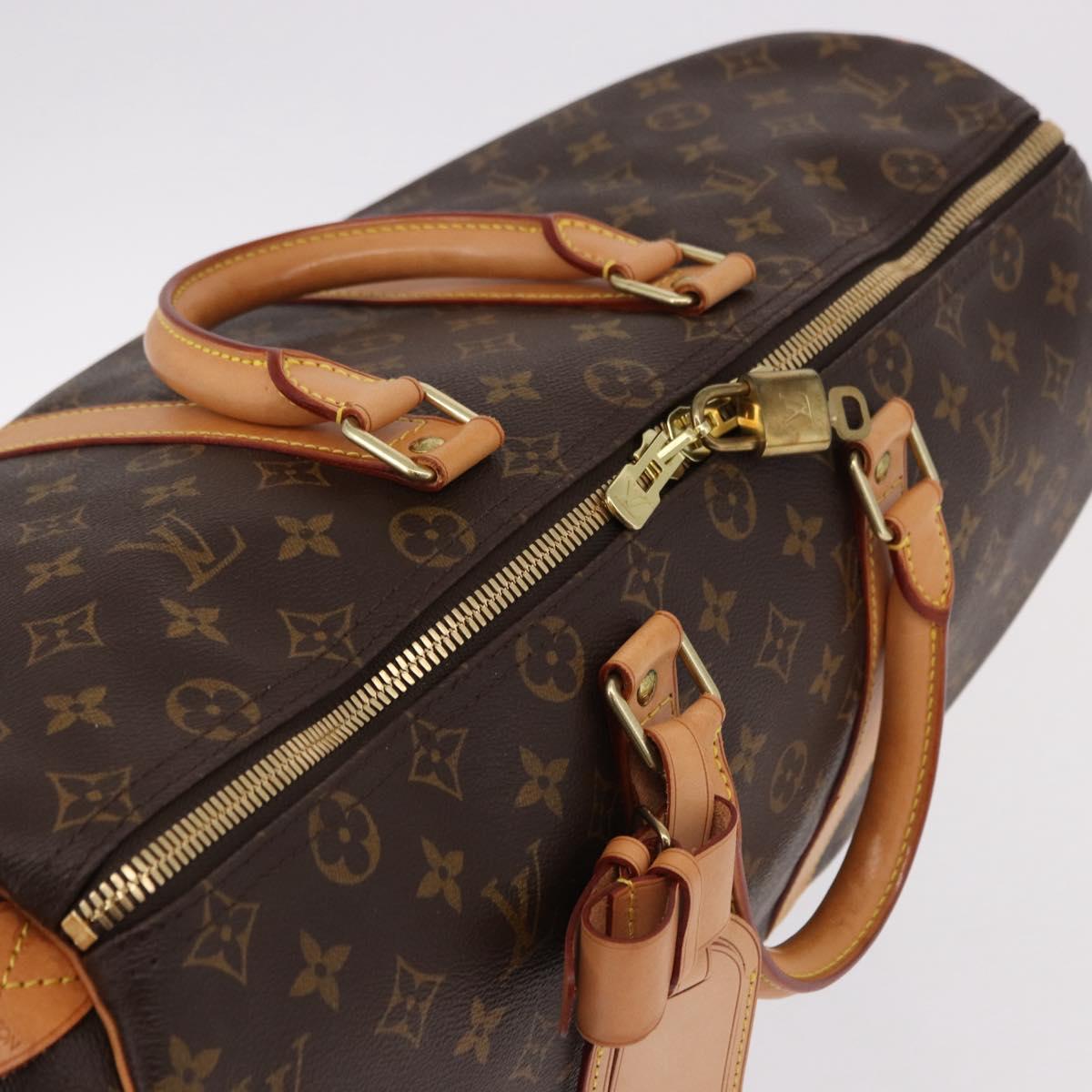 LOUIS VUITTON Monogram Keepall 45 Boston Bag M41428 LV Auth 191288V