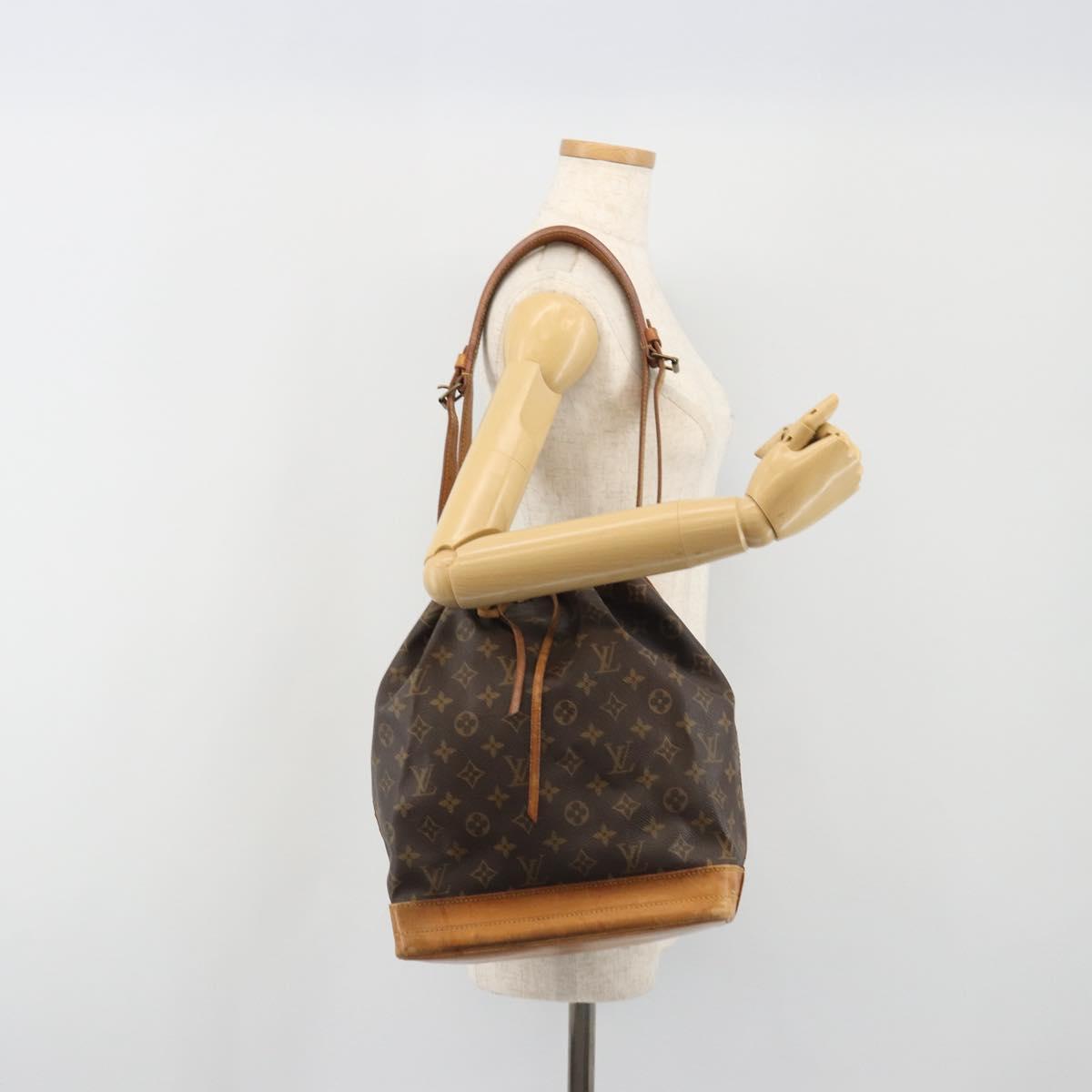 LOUIS VUITTON Monogram Noe Shoulder Bag M42224 LV Auth 191293