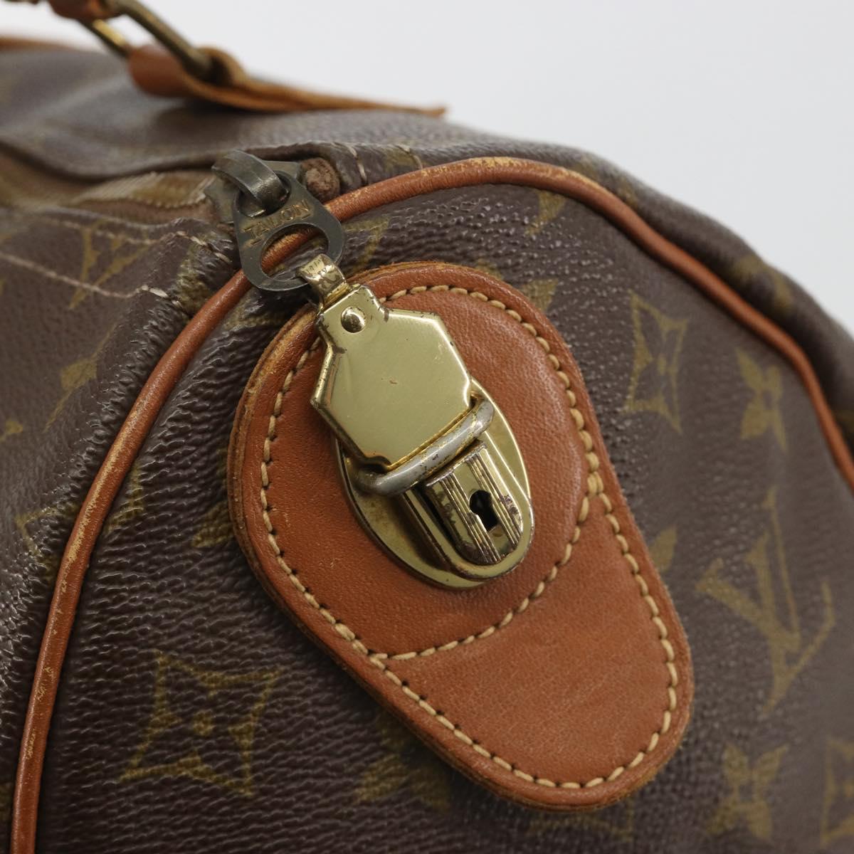 LOUIS VUITTON Monogram Speedy 30 Hand Bag M41526 LV Auth 191306