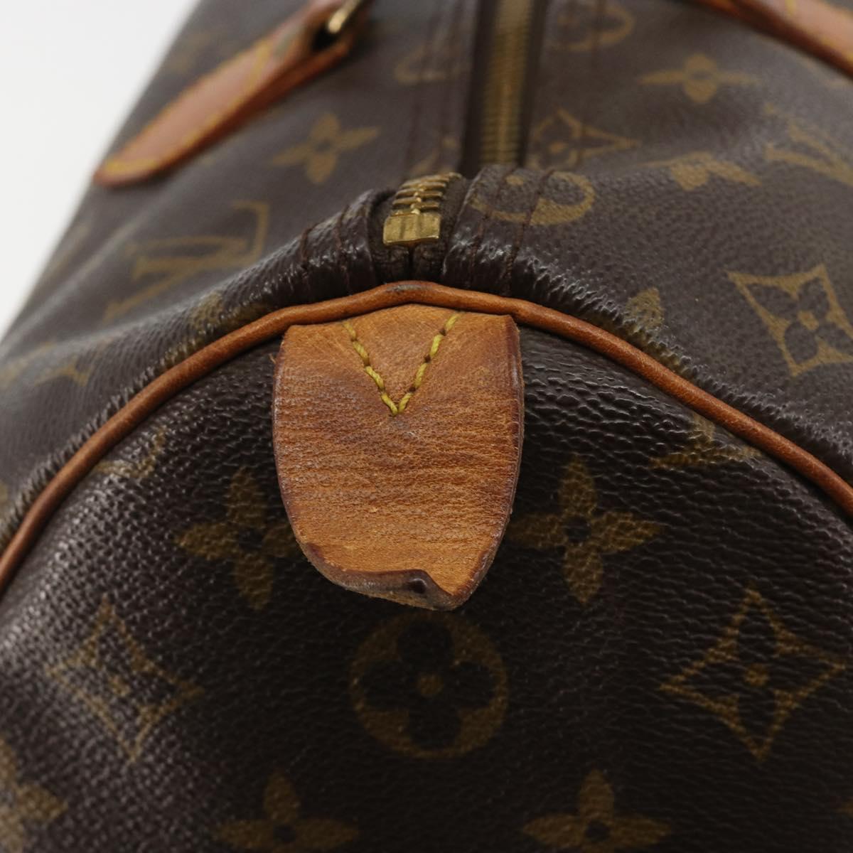 LOUIS VUITTON Monogram Speedy 30 Hand Bag M41526 LV Auth 191321
