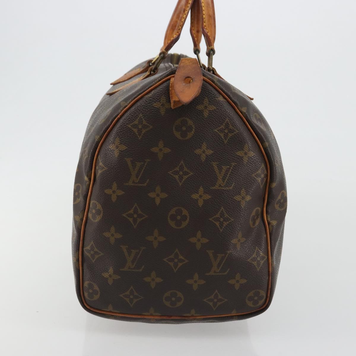 LOUIS VUITTON Monogram Speedy 30 Hand Bag M41526 LV Auth 191321