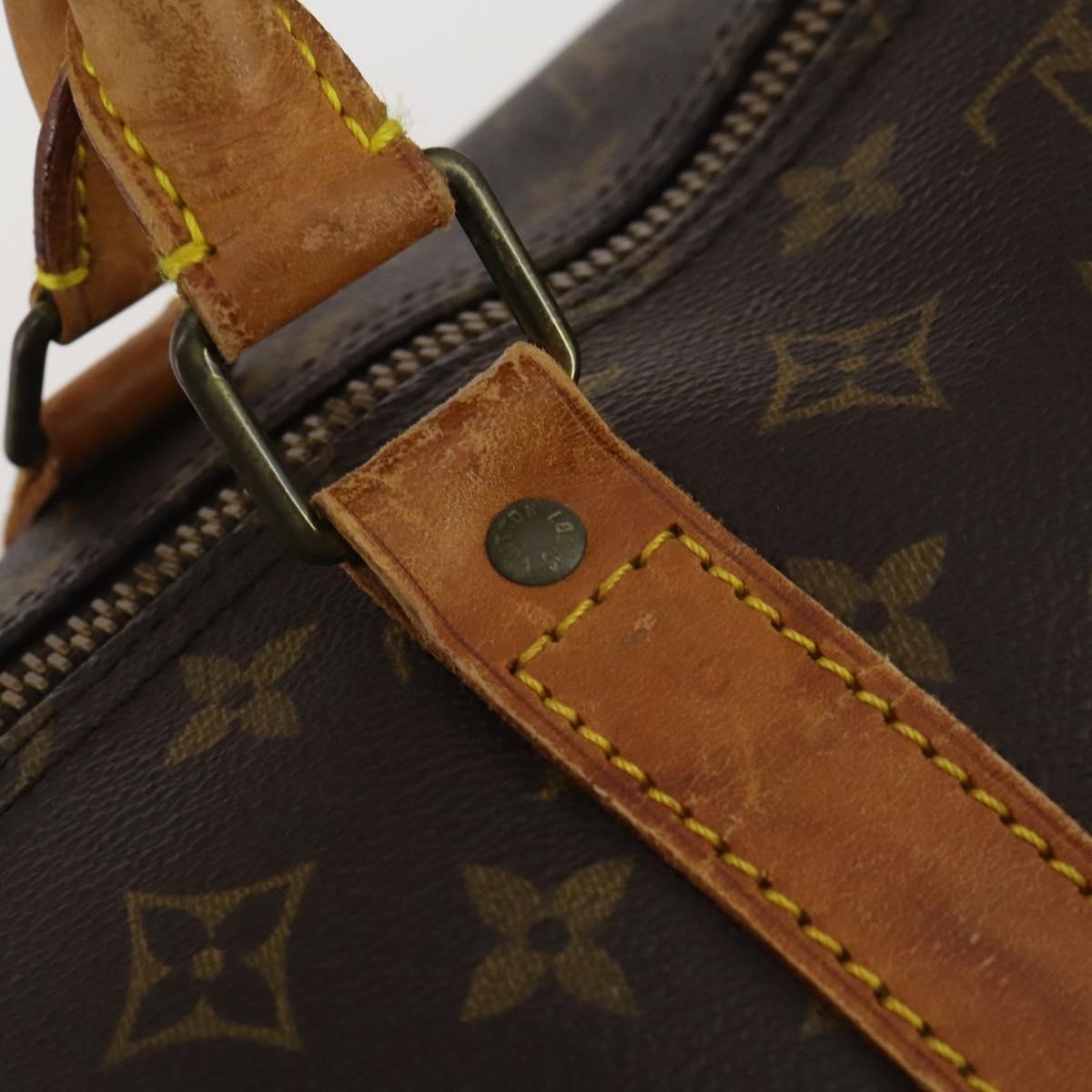 LOUIS VUITTON Monogram Keepall Bandouliere 60 Boston Bag M41412 LV Auth 191323