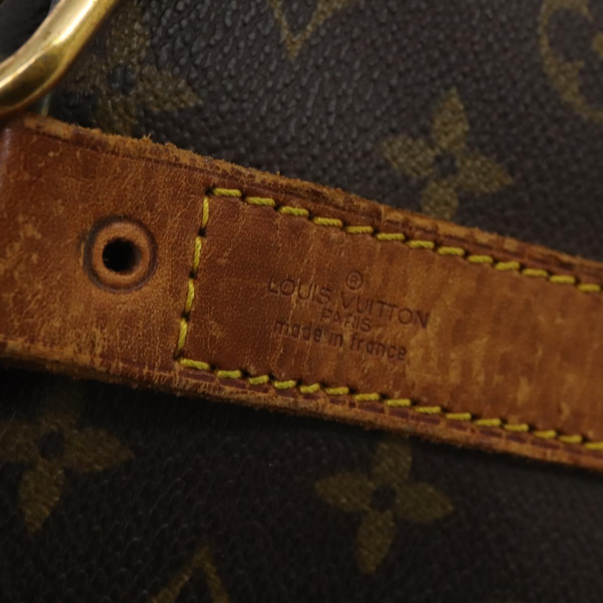 LOUIS VUITTON Monogram Keepall Bandouliere 60 Boston Bag M41412 LV Auth 191323