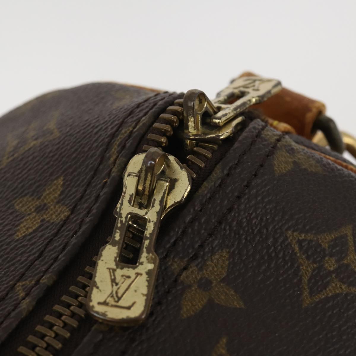 LOUIS VUITTON Monogram Keepall Bandouliere 60 Boston Bag M41412 LV Auth 191323