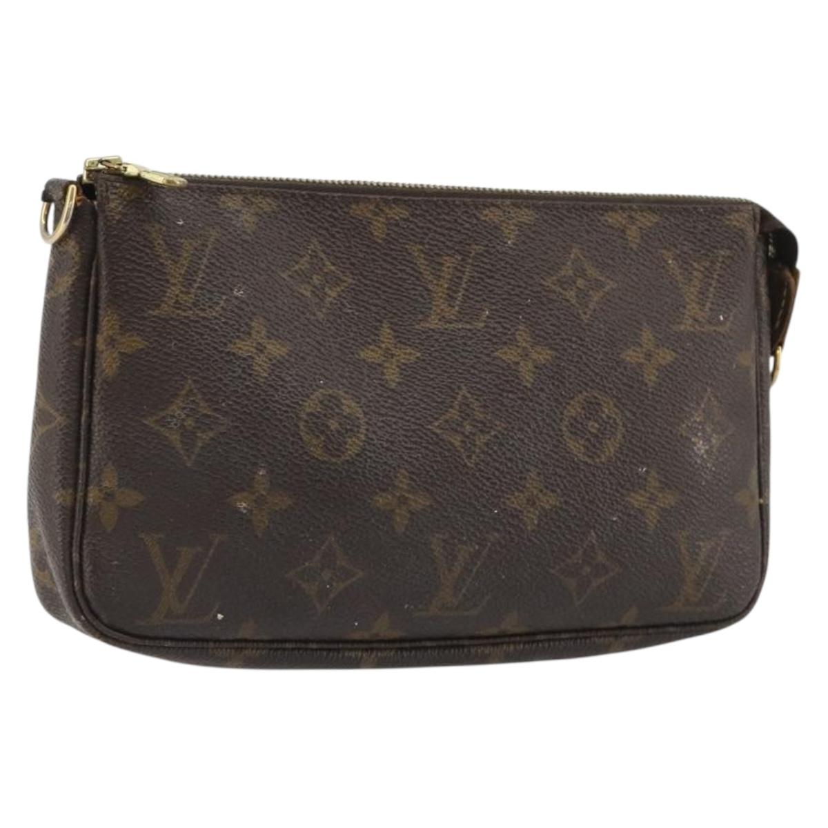 LOUIS VUITTON Monogram Pochette Accessoires Pouch M51980 LV Auth 191325