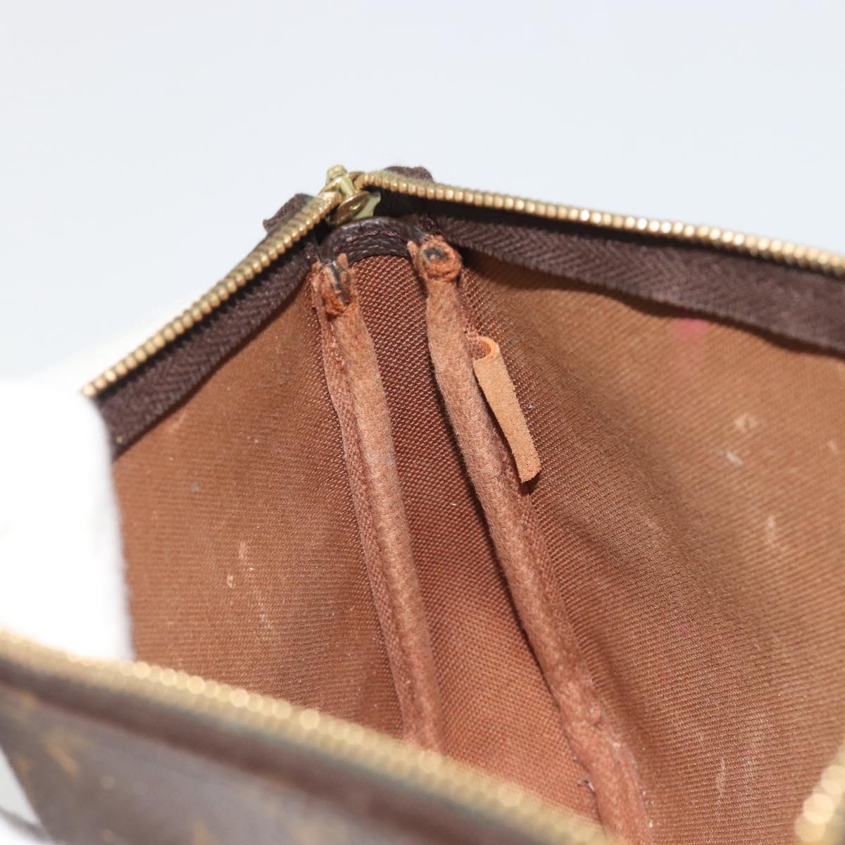 LOUIS VUITTON Monogram Pochette Accessoires Pouch M51980 LV Auth 191325
