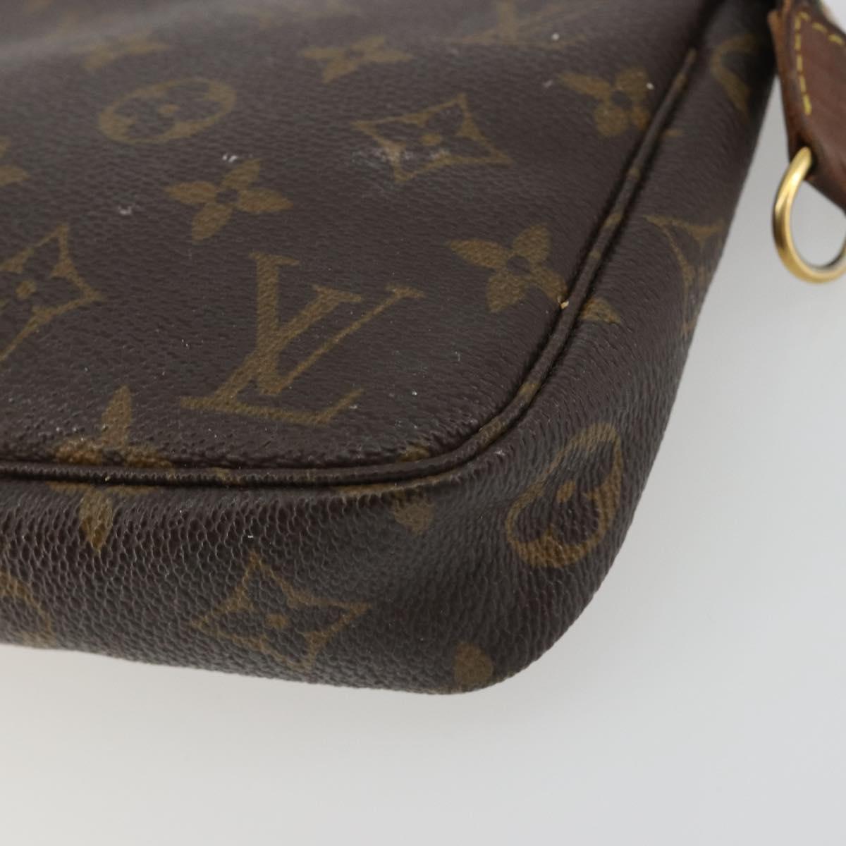 LOUIS VUITTON Monogram Pochette Accessoires Pouch M51980 LV Auth 191325