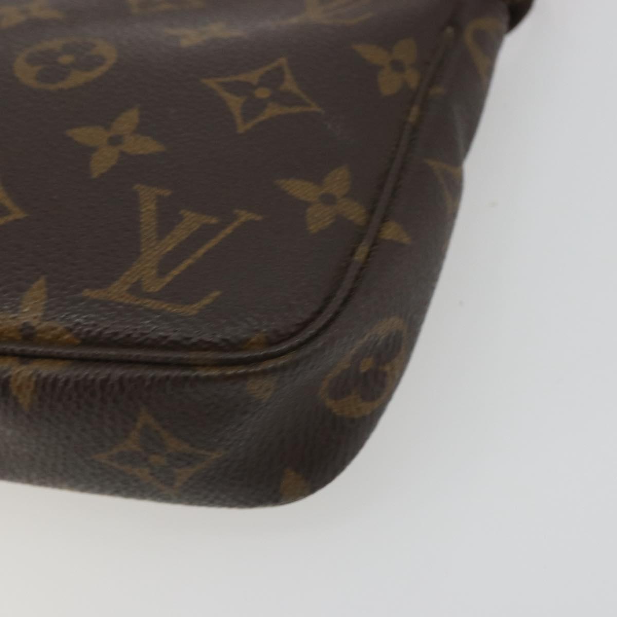 LOUIS VUITTON Monogram Pochette Accessoires Pouch M51980 LV Auth 191326A