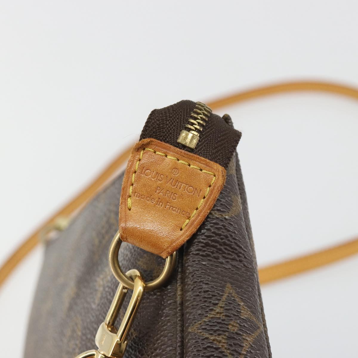 LOUIS VUITTON Monogram Pochette Accessoires Pouch M51980 LV Auth 191326A