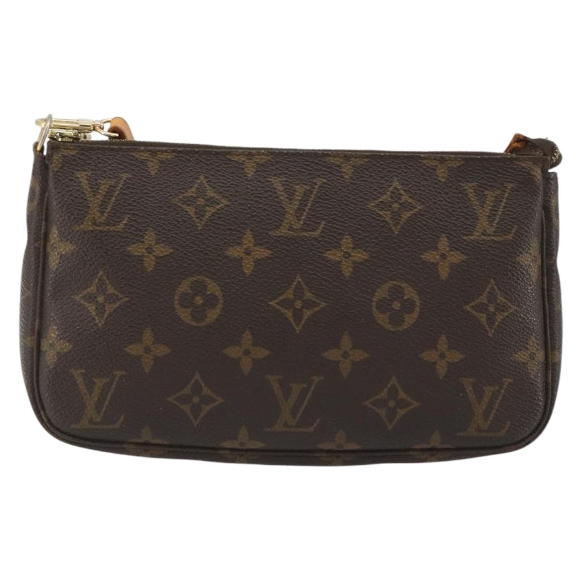 LOUIS VUITTON Monogram Pochette Accessoires Pouch M51980 LV Auth 191326A