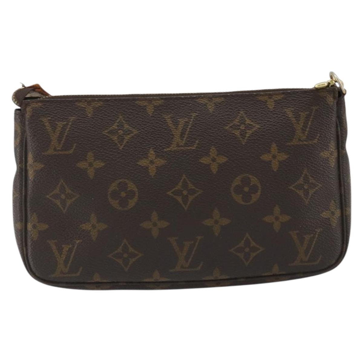 LOUIS VUITTON Monogram Pochette Accessoires Pouch M51980 LV Auth 191326A