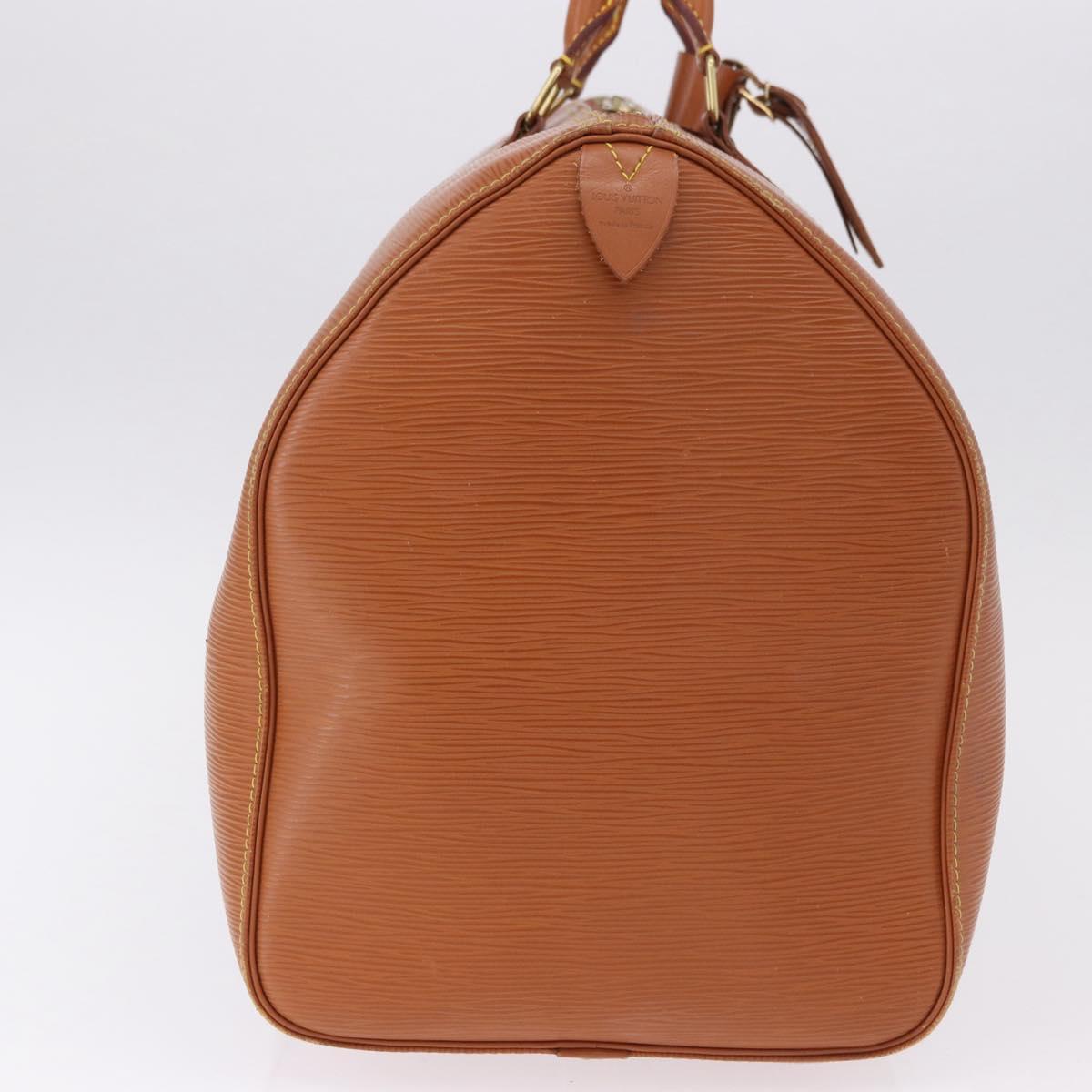 LOUIS VUITTON Epi Keepall 50 Boston Bag Brown M42968 LV Auth 191331A