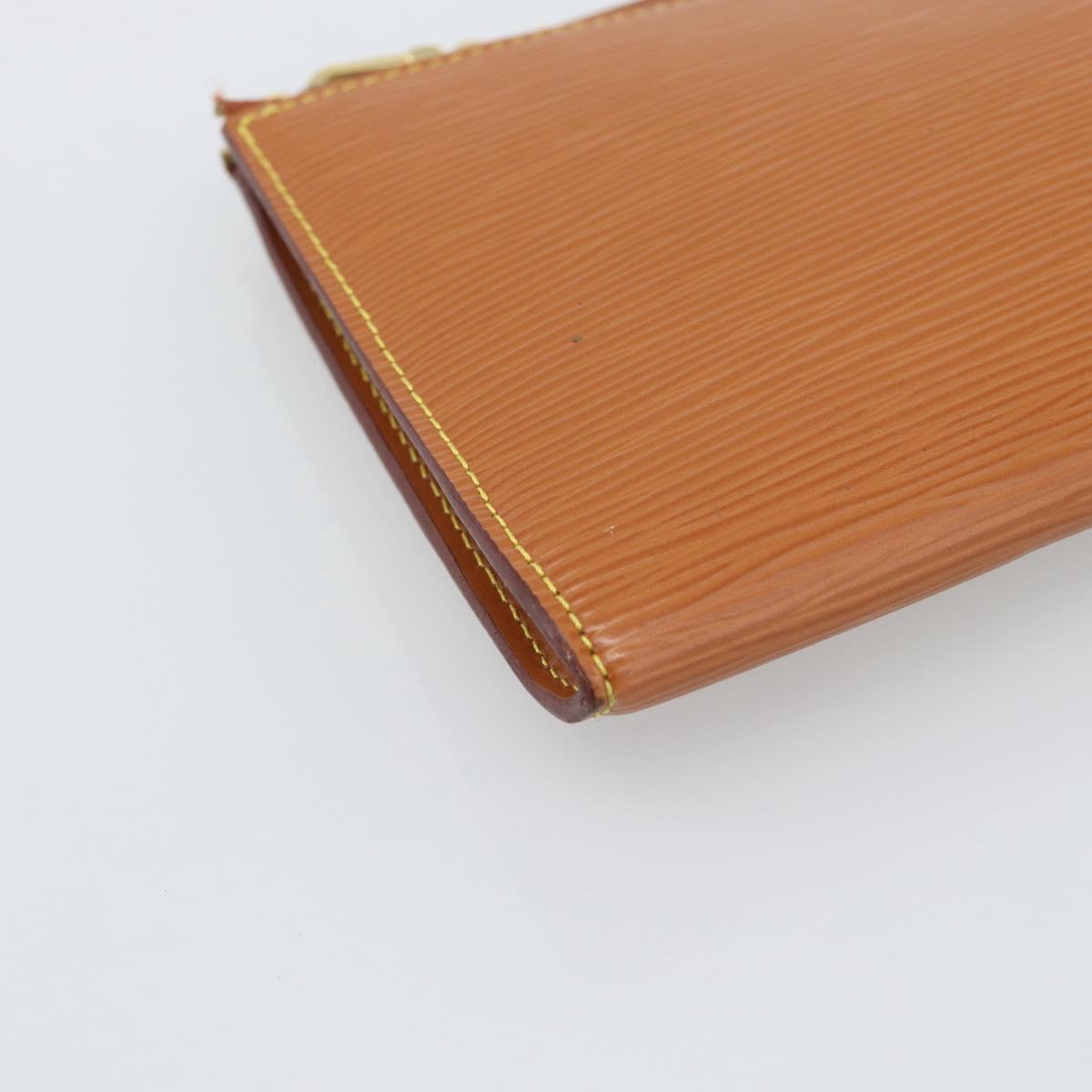 LOUIS VUITTON Epi Pochette Accessoires Pouch Zipangu Gold M52948 LV Auth 191332