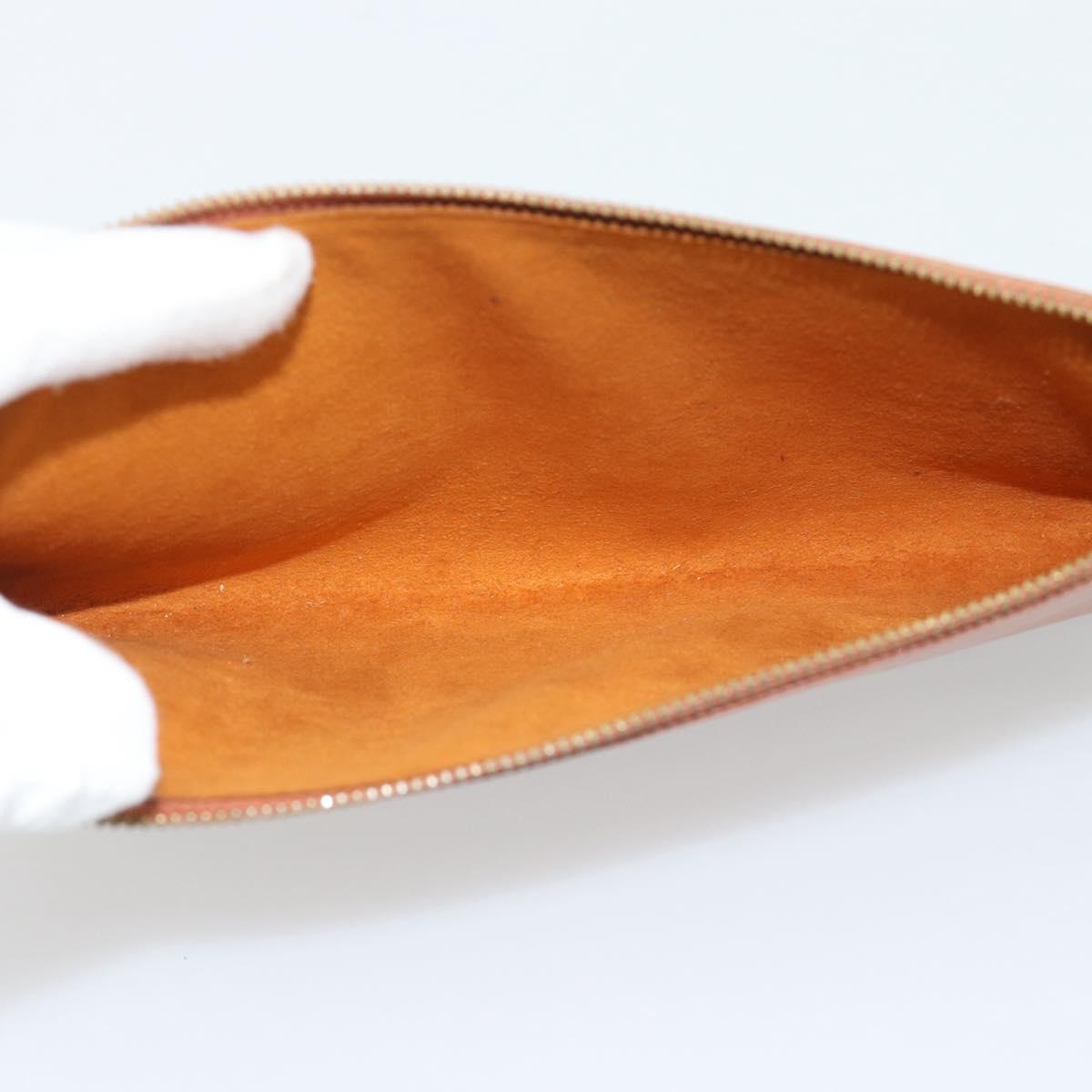 LOUIS VUITTON Epi Pochette Accessoires Pouch Zipangu Gold M52948 LV Auth 191332