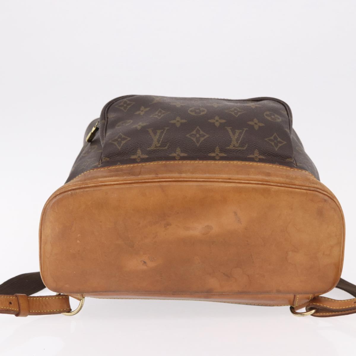 LOUIS VUITTON Monogram Montsouris GM Backpack M51135 LV Auth 191339