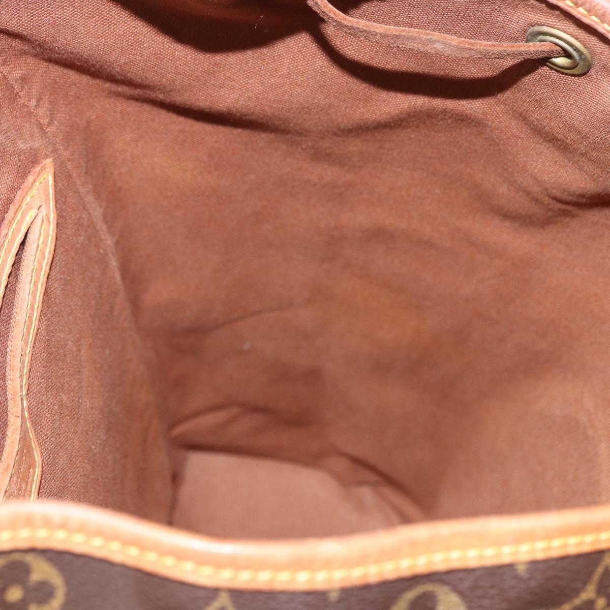 LOUIS VUITTON Monogram Montsouris GM Backpack M51135 LV Auth 191339