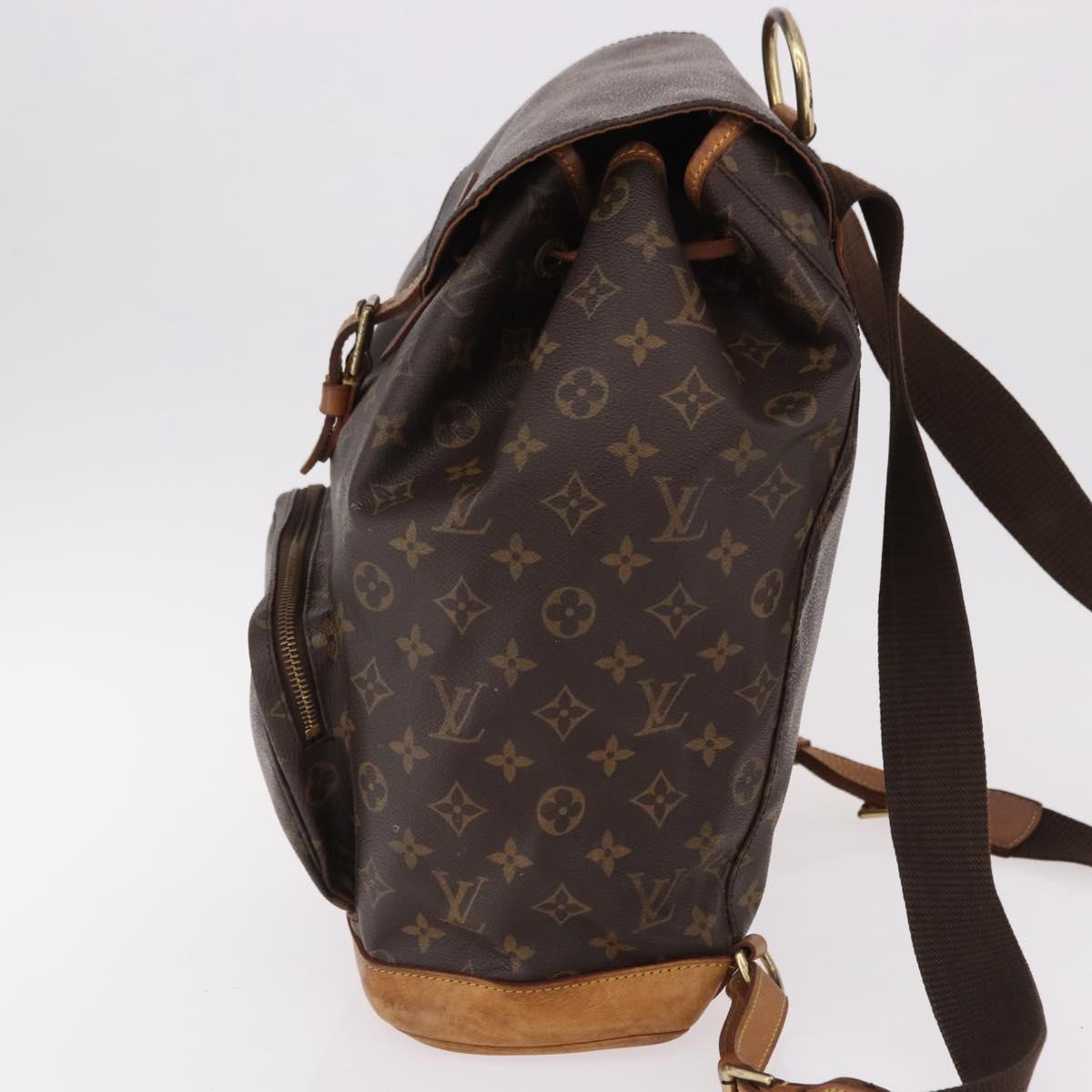 LOUIS VUITTON Monogram Montsouris GM Backpack M51135 LV Auth 191339