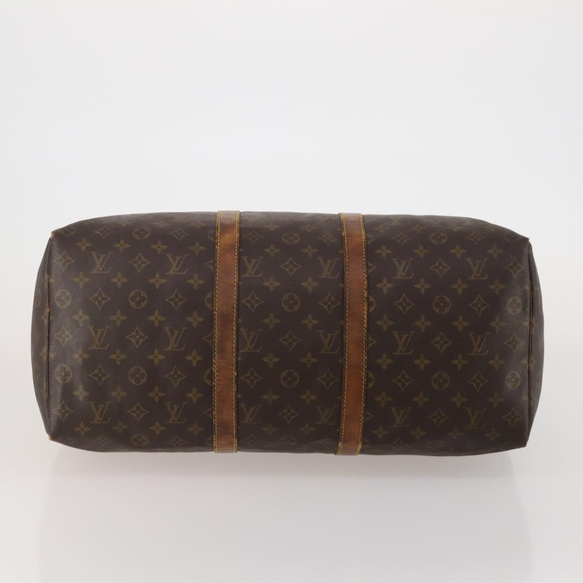 LOUIS VUITTON Monogram Keepall 50 Boston Bag M41426 LV Auth 191340