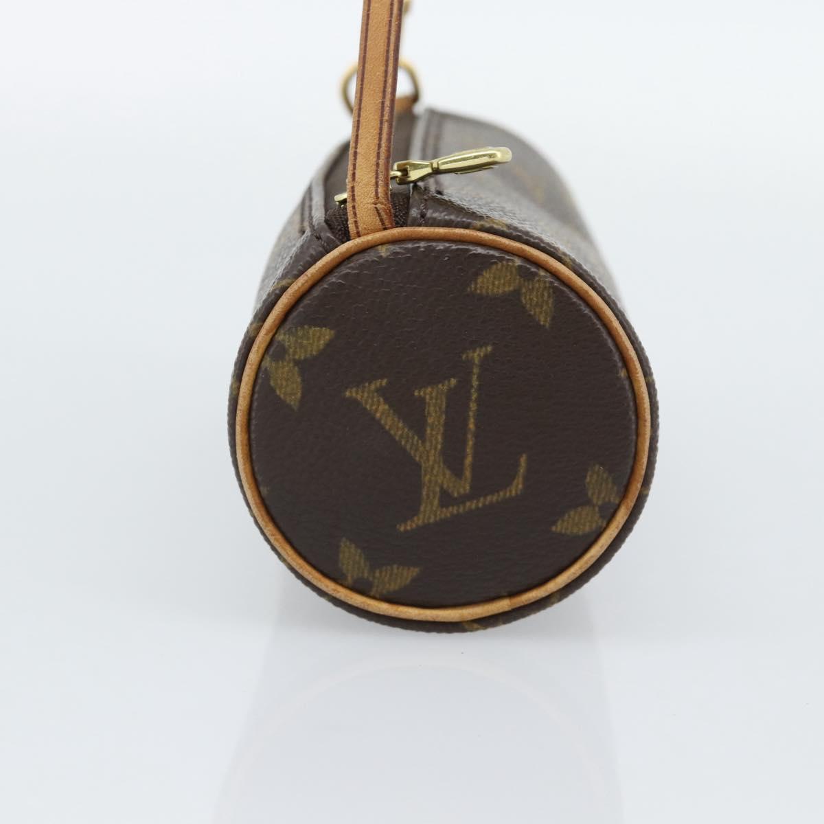 LOUIS VUITTON Monogram Papillon Pouch LV Auth 191342