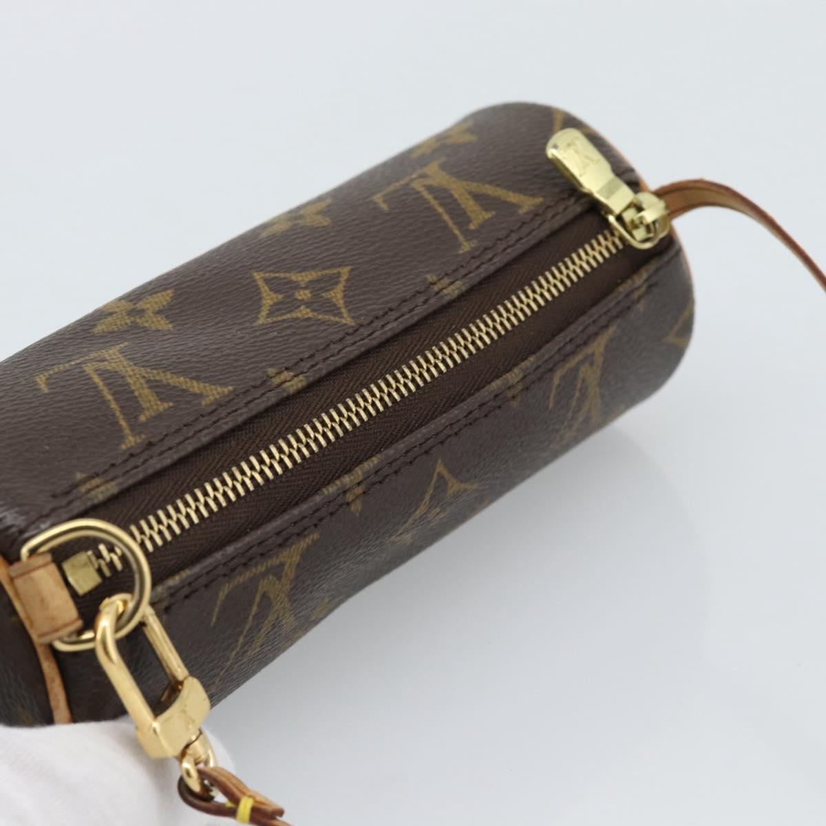 LOUIS VUITTON Monogram Papillon Pouch LV Auth 191342